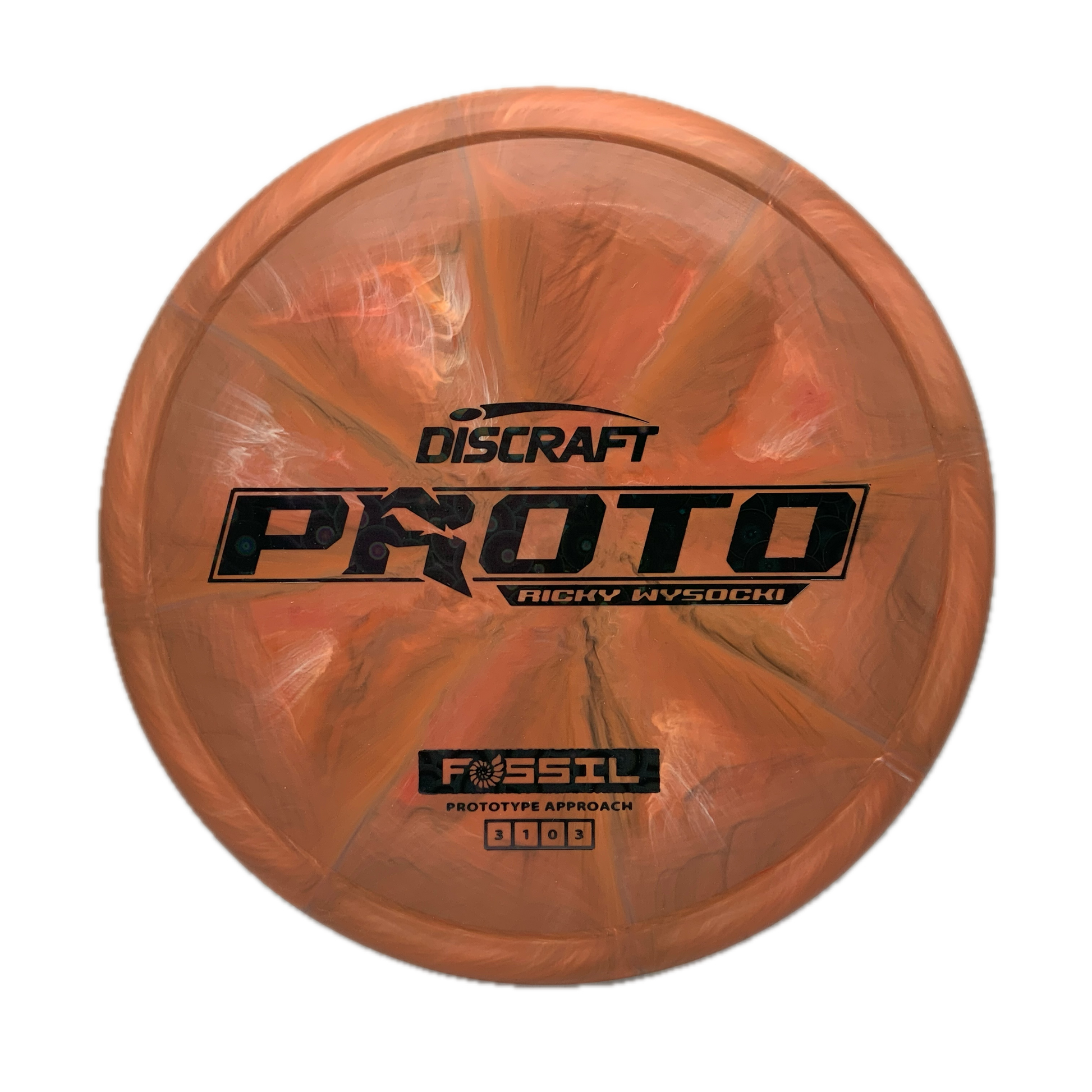 Discraft Fossil - Ricky Wysocki Prototype Prototype #2 - 170-172 - Astro Discs TX - Houston Disc Golf