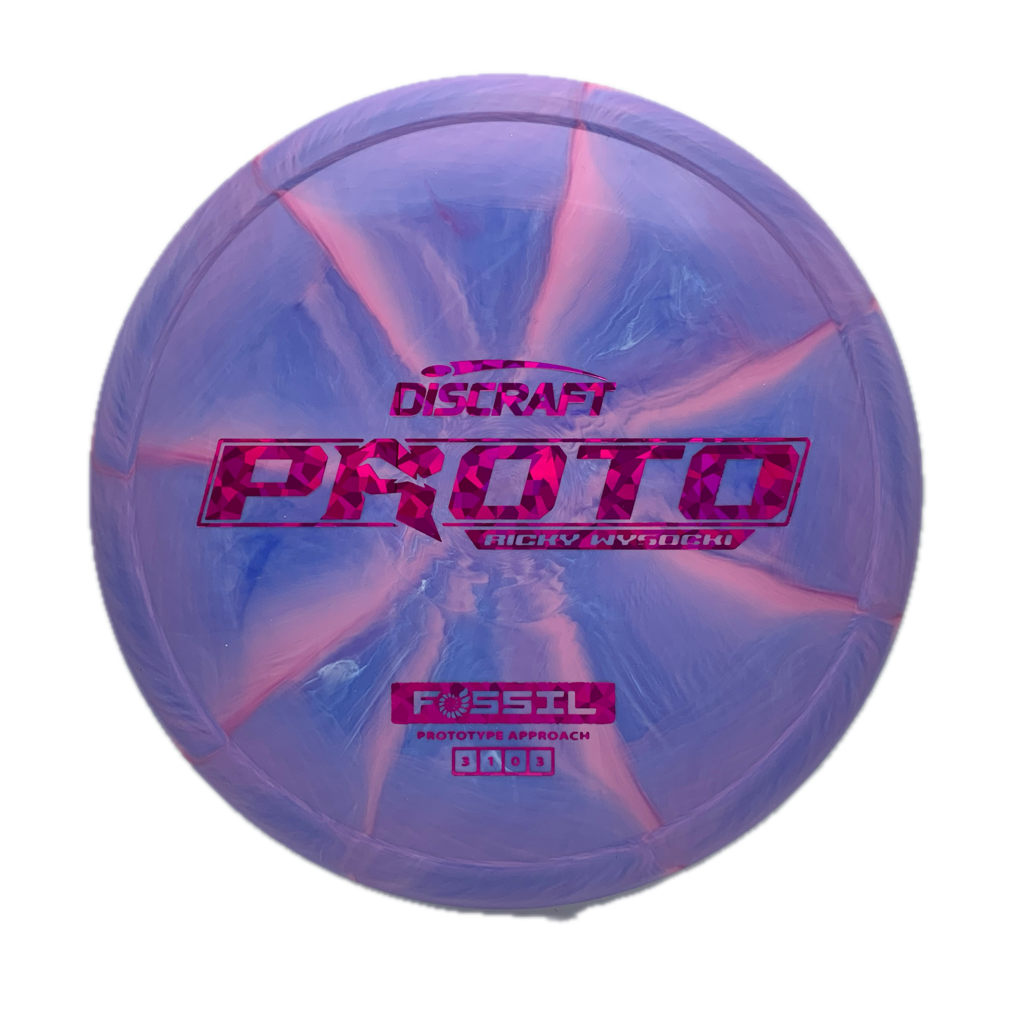 Discraft Fossil - Ricky Wysocki Prototype Prototype #3 - 173-174 - Astro Discs TX - Houston Disc Golf