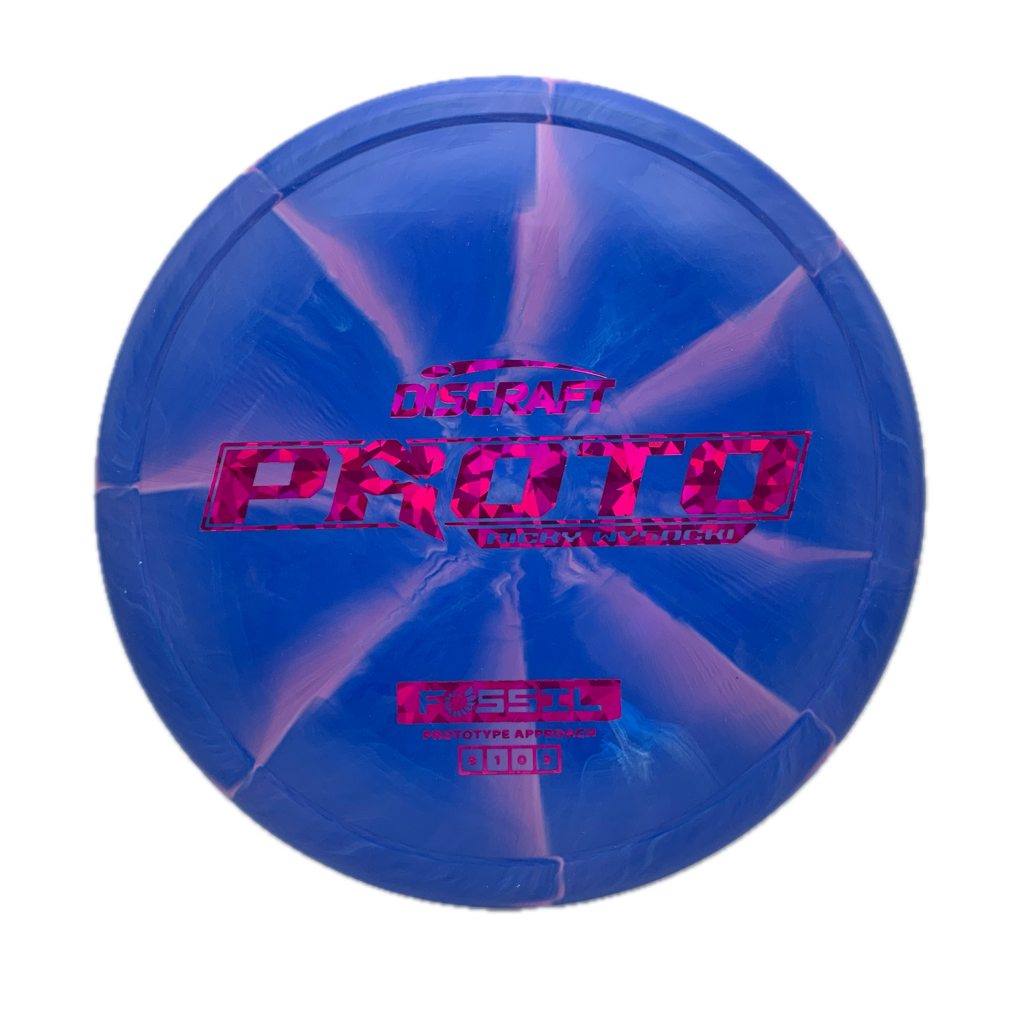 Discraft Fossil - Ricky Wysocki Prototype Prototype #5 - 173-174 - Astro Discs TX - Houston Disc Golf
