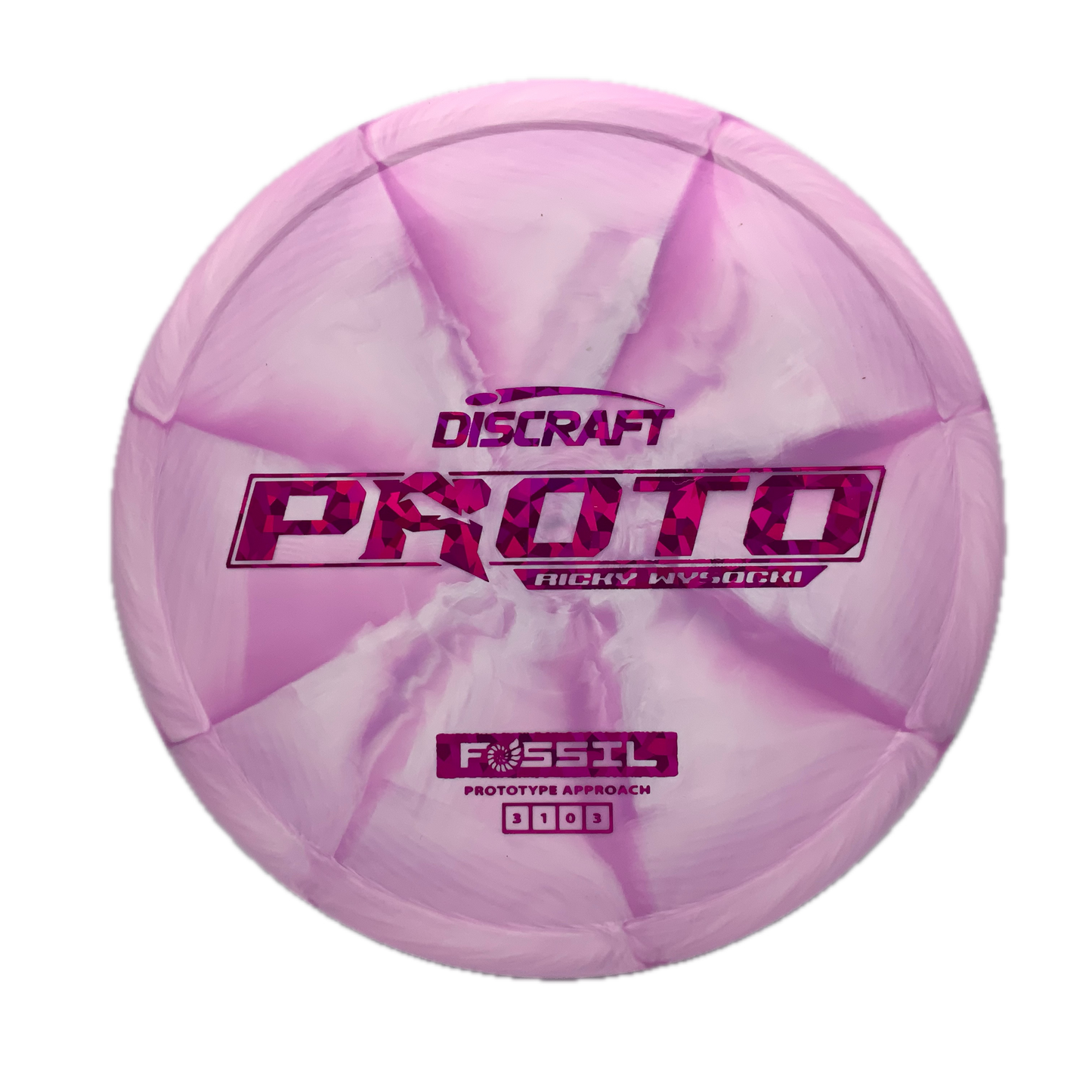 Discraft Fossil - Ricky Wysocki Prototype Prototype #7 - 173-174 - Astro Discs TX - Houston Disc Golf
