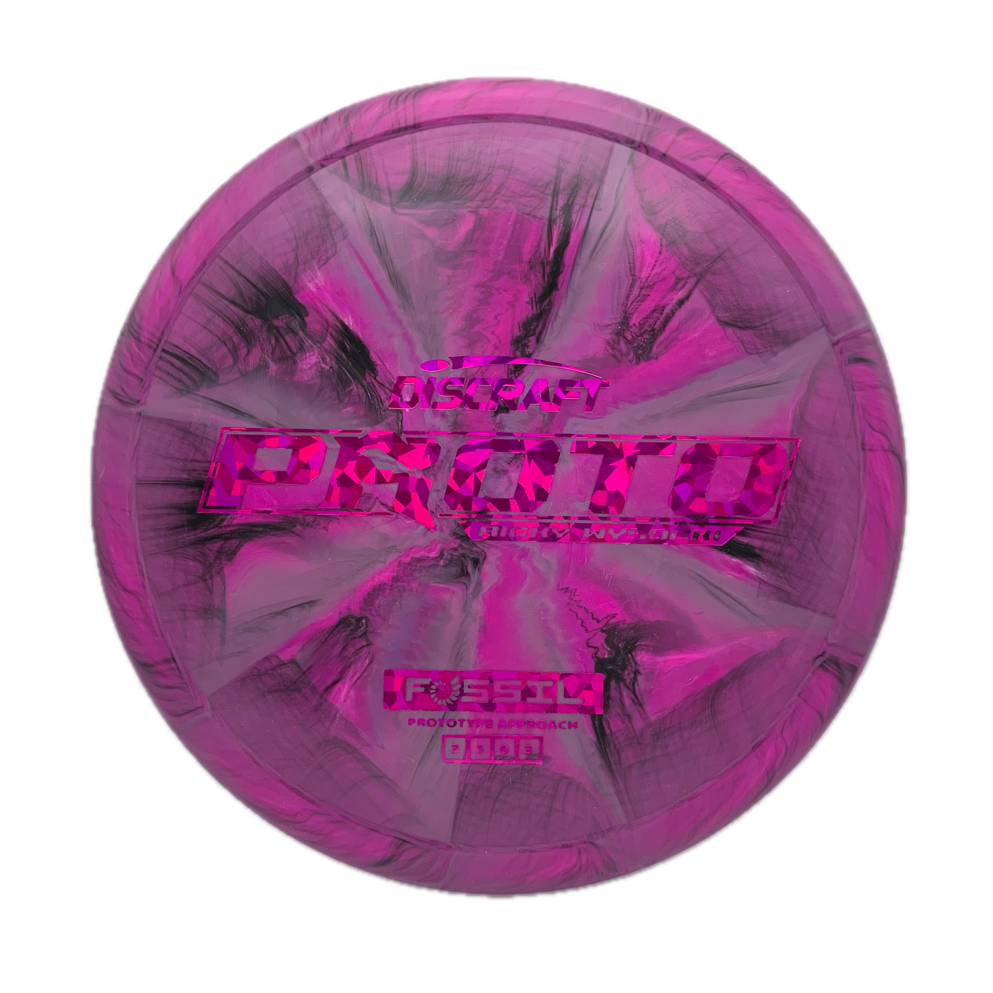Discraft Fossil - Ricky Wysocki Prototype Prototype #9 - 173-174 - Astro Discs TX - Houston Disc Golf