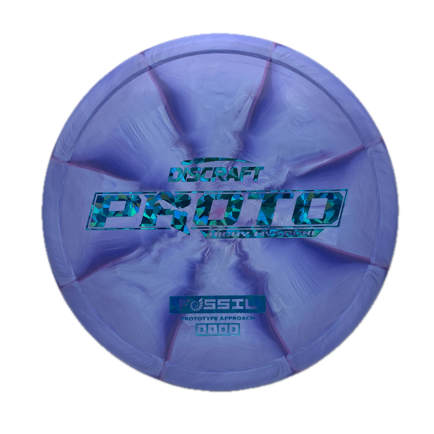 Discraft Fossil - Ricky Wysocki Prototype Prototype #10 - 173-174 - Astro Discs TX - Houston Disc Golf