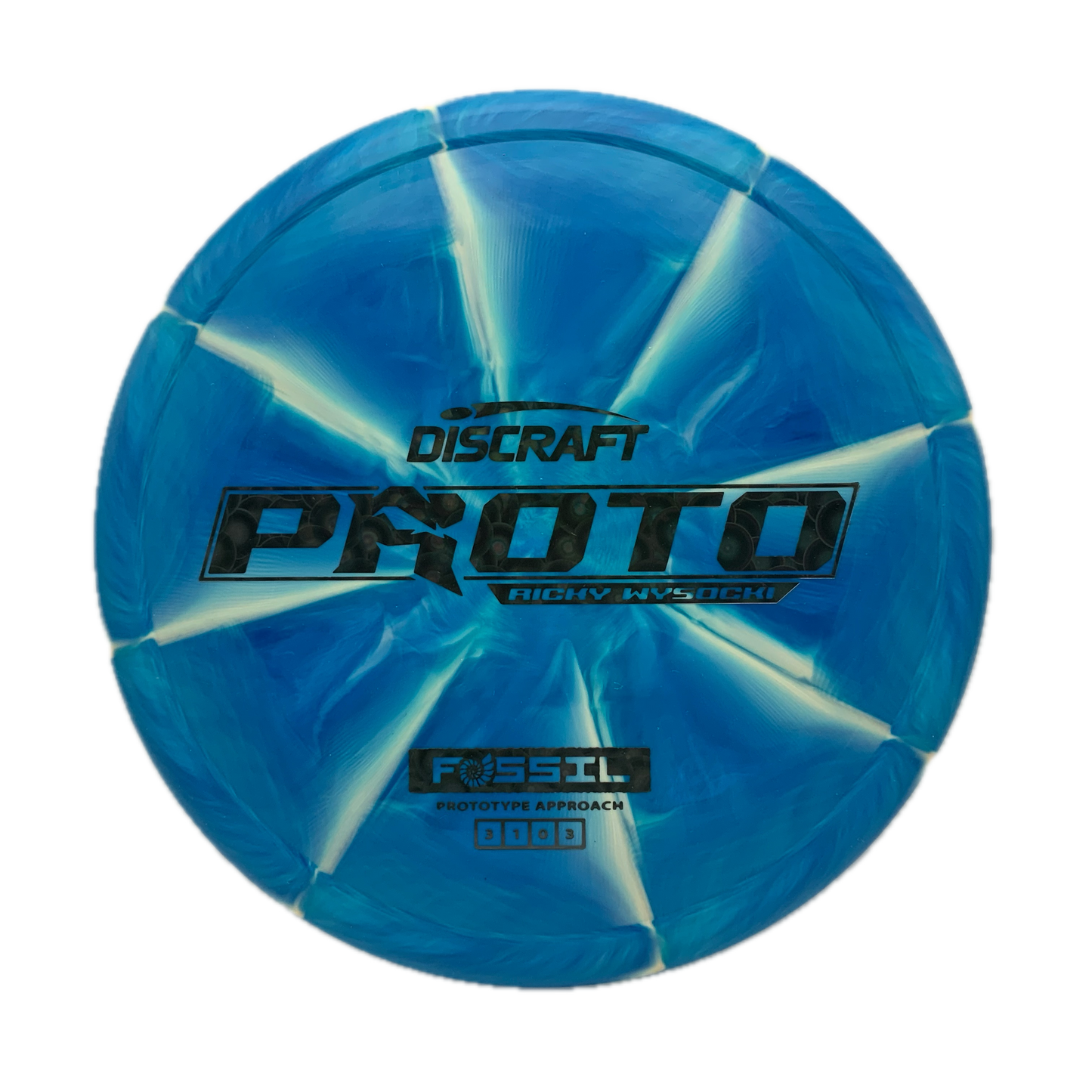 Discraft Fossil - Ricky Wysocki Prototype Prototype #23 - 173-174 - Astro Discs TX - Houston Disc Golf