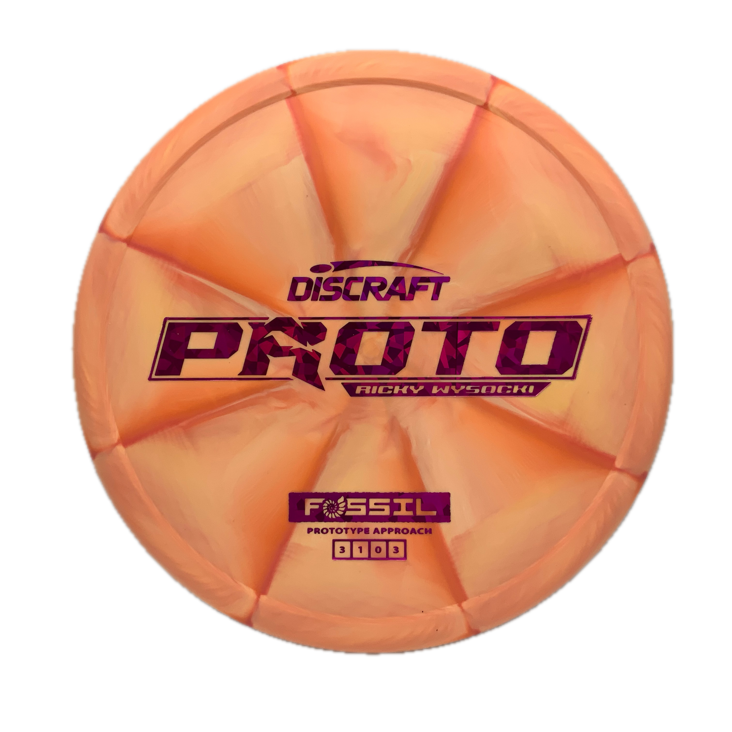 Discraft Fossil - Ricky Wysocki Prototype Prototype #27 - 173-174 - Astro Discs TX - Houston Disc Golf