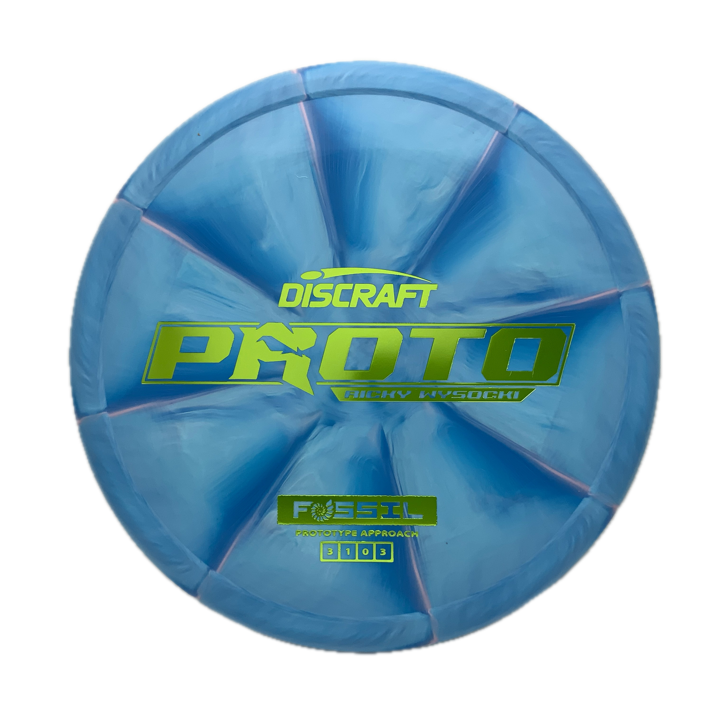 Discraft Fossil - Ricky Wysocki Prototype Prototype #31 - 173-174 - Astro Discs TX - Houston Disc Golf