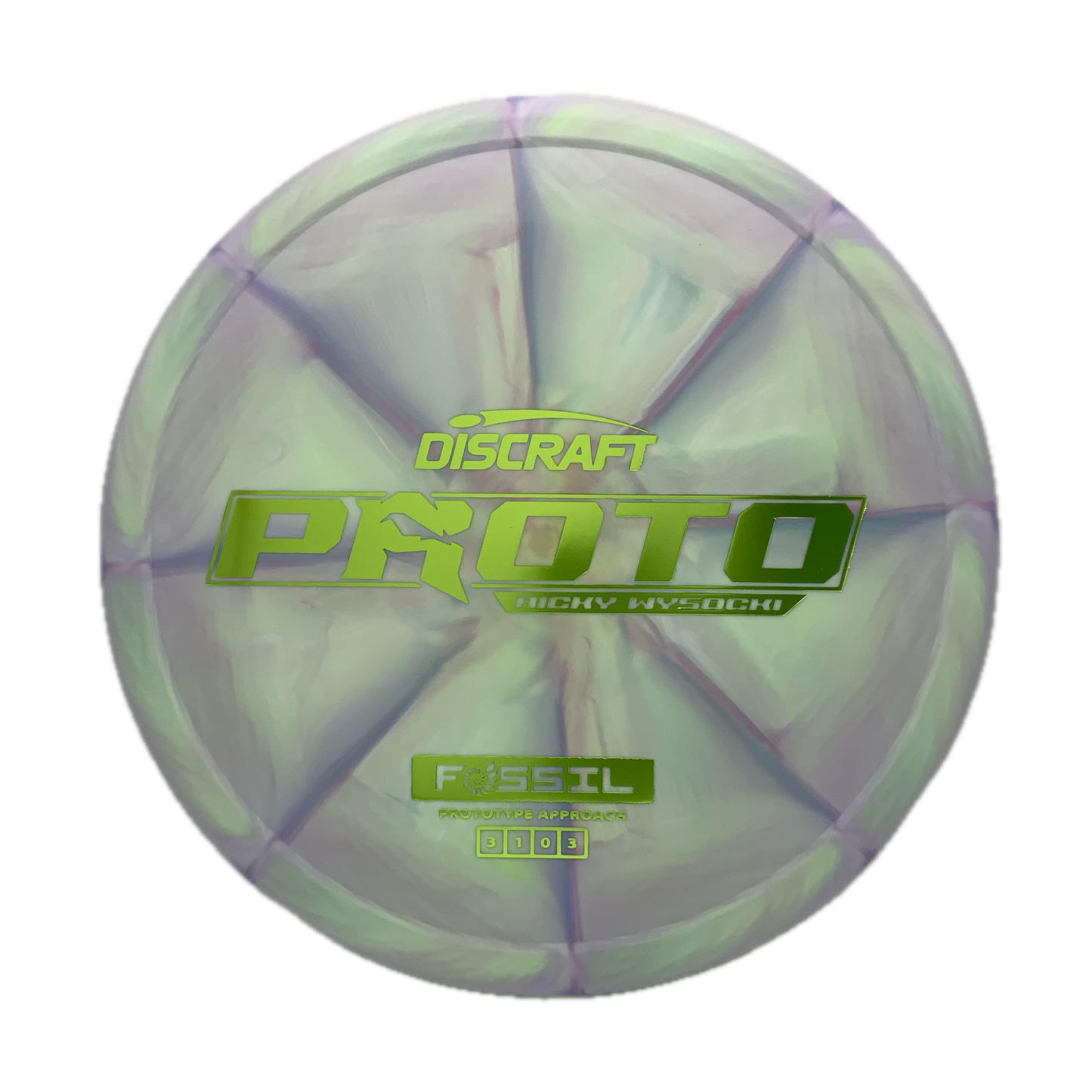 Discraft Fossil - Ricky Wysocki Prototype Prototype #41 - 173-174 - Astro Discs TX - Houston Disc Golf