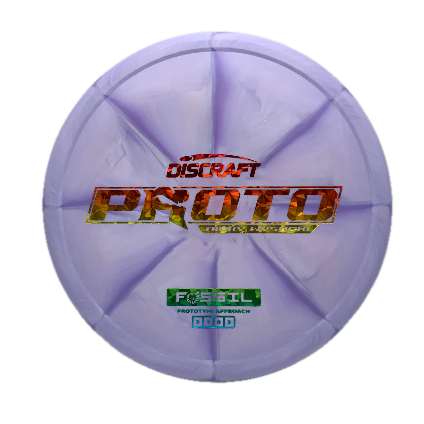 Discraft Fossil - Ricky Wysocki Prototype Prototype #45 - 175-176 - Astro Discs TX - Houston Disc Golf