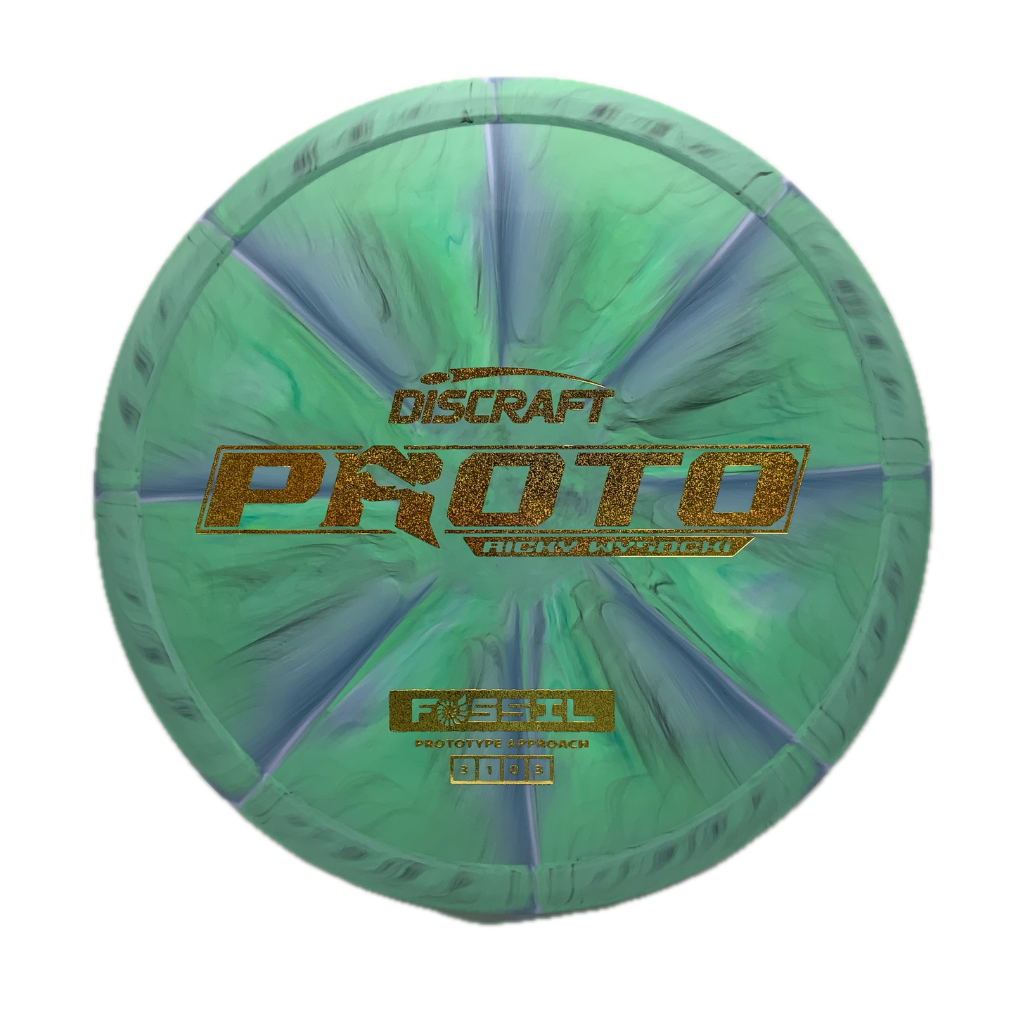 Discraft Fossil - Ricky Wysocki Prototype Prototype #48 - 175-176 - Astro Discs TX - Houston Disc Golf