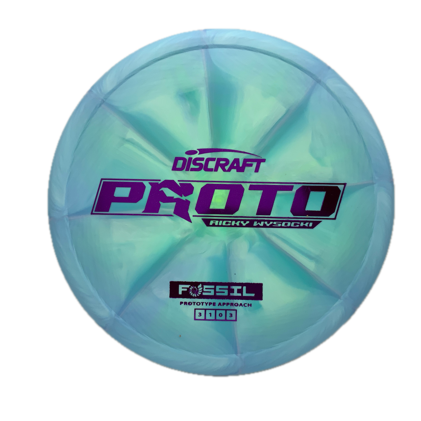 Discraft Fossil - Ricky Wysocki Prototype Prototype #55 - 177+ - Astro Discs TX - Houston Disc Golf