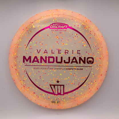 Discraft Glide - Valerie Mandujano Victory Edition Z Confetti #1 - 175-176 - Astro Discs TX - Houston Disc Golf