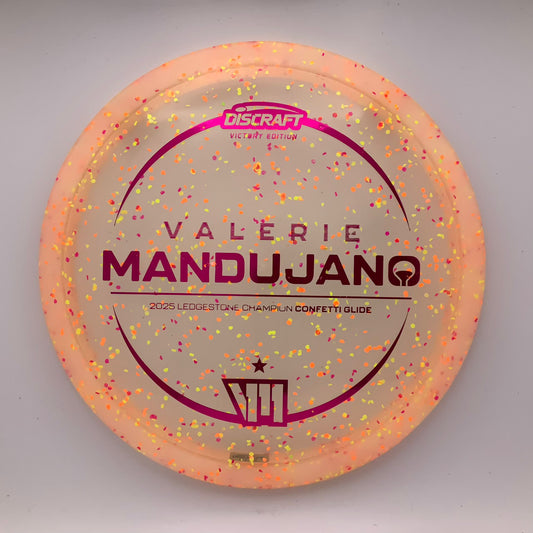 Discraft Glide - Valerie Mandujano Victory Edition Z Confetti #1 - 175-176 - Astro Discs TX - Houston Disc Golf