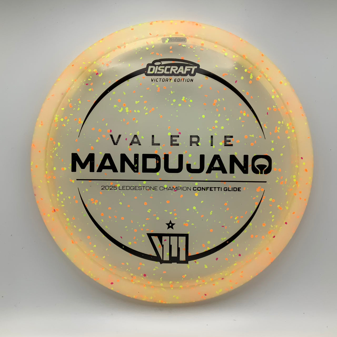 Discraft Glide - Valerie Mandujano Victory Edition Z Confetti #5 - 175-176 - Astro Discs TX - Houston Disc Golf