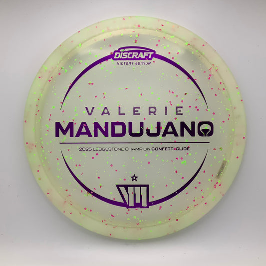 Discraft Glide - Valerie Mandujano Victory Edition Z Confetti #6 - 175-176 - Astro Discs TX - Houston Disc Golf