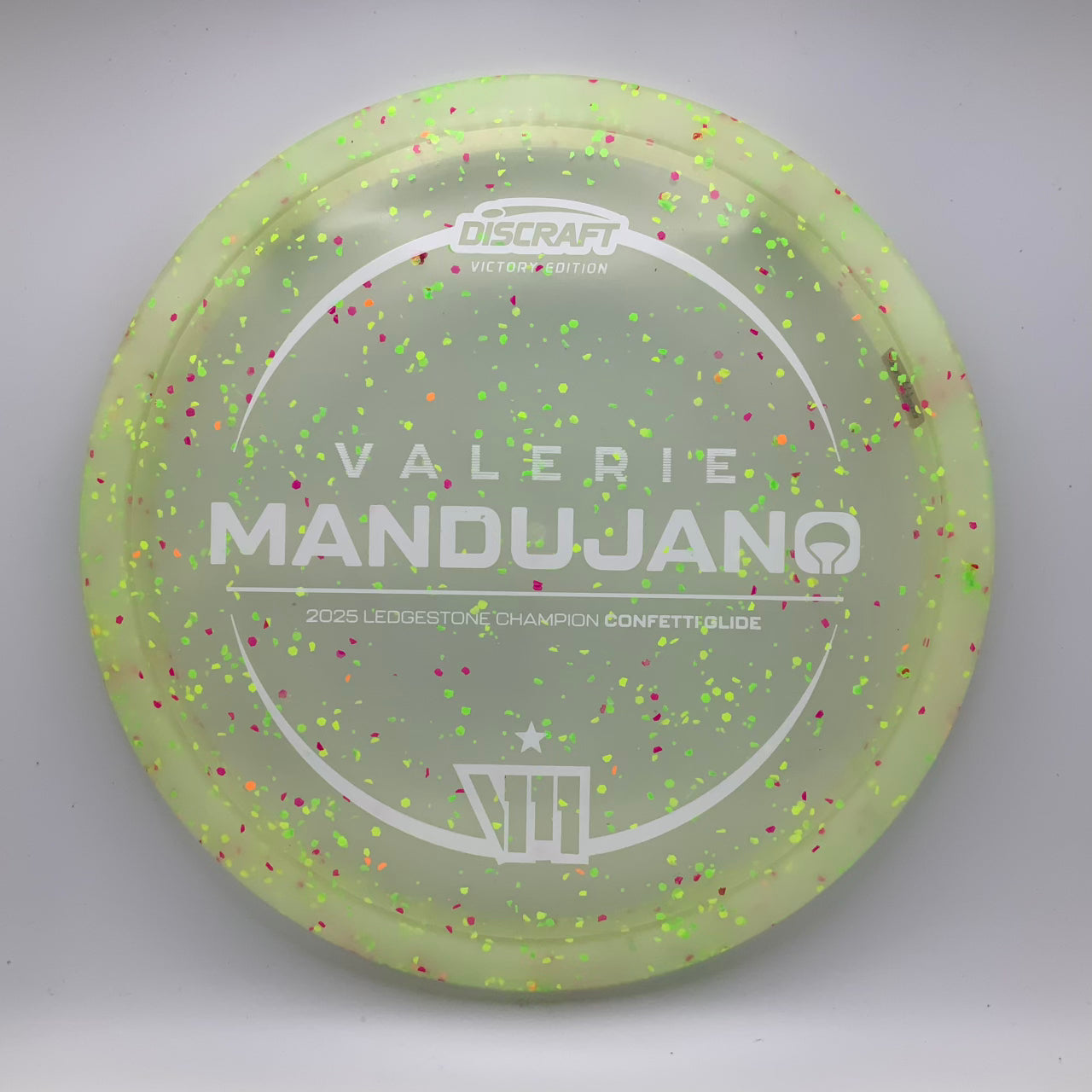 Discraft Glide - Valerie Mandujano Victory Edition Z Confetti #9 - 177+ - Astro Discs TX - Houston Disc Golf