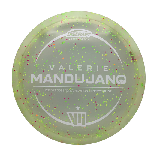 Discraft Glide - Valerie Mandujano Victory Edition Z Confetti #9 - 177+ - Astro Discs TX - Houston Disc Golf