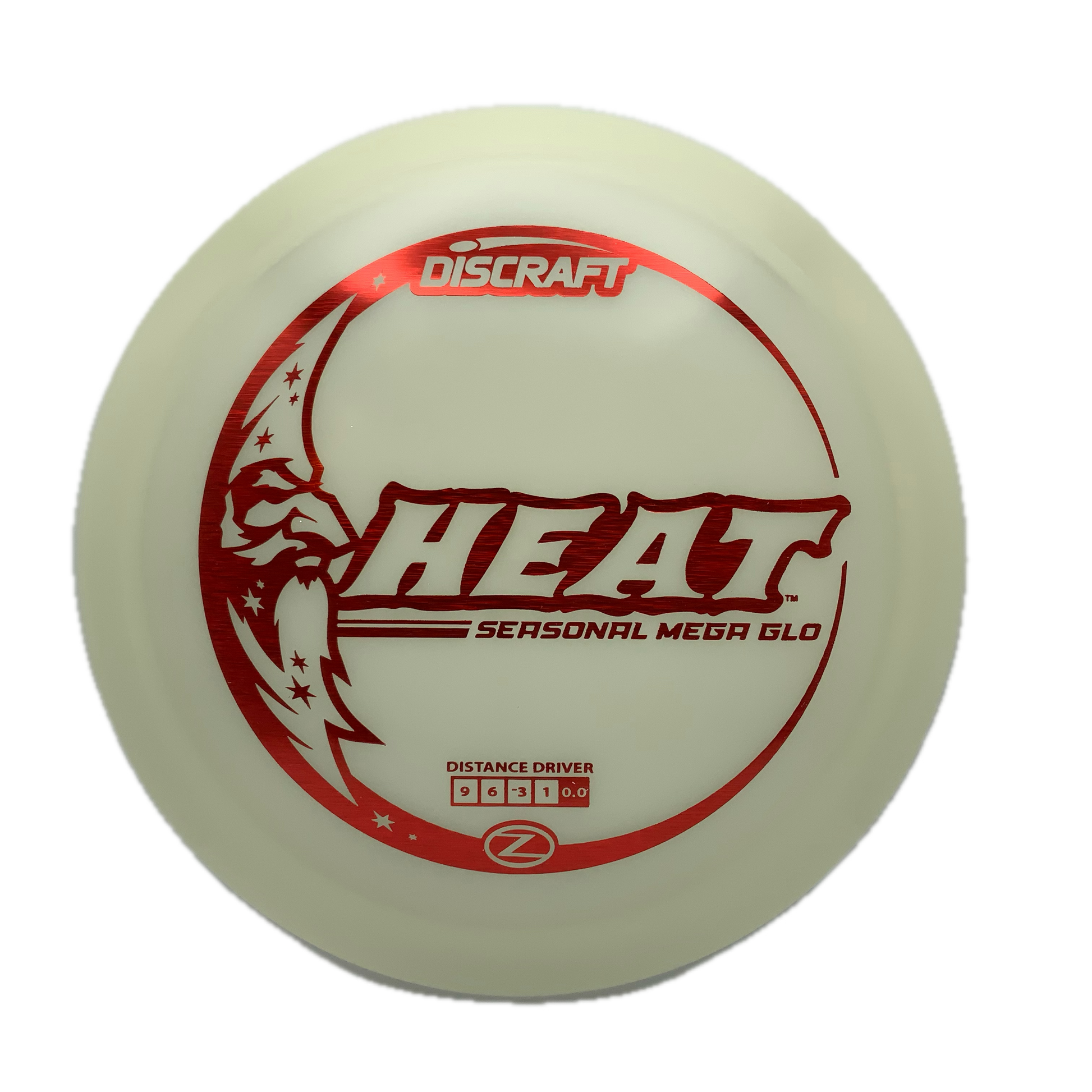 Discraft Heat - Glo Z Mega Glo Z #14 - 174 - Astro Discs TX - Houston Disc Golf