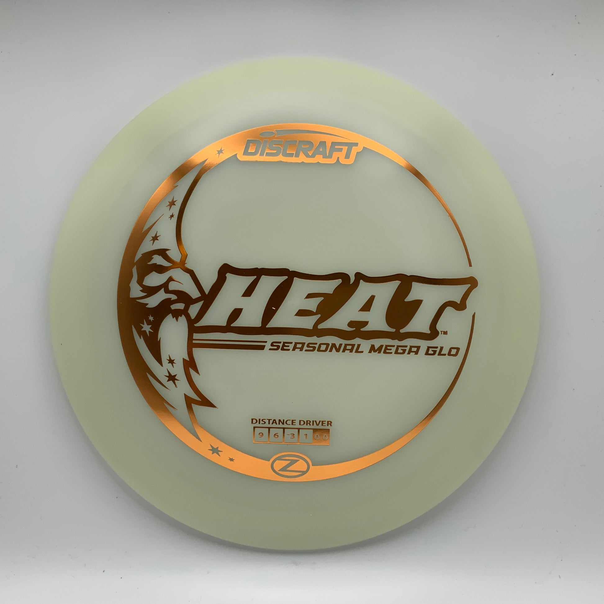 Discraft Heat - Glo Z Mega Glo Z #23 - 176 - Astro Discs TX - Houston Disc Golf