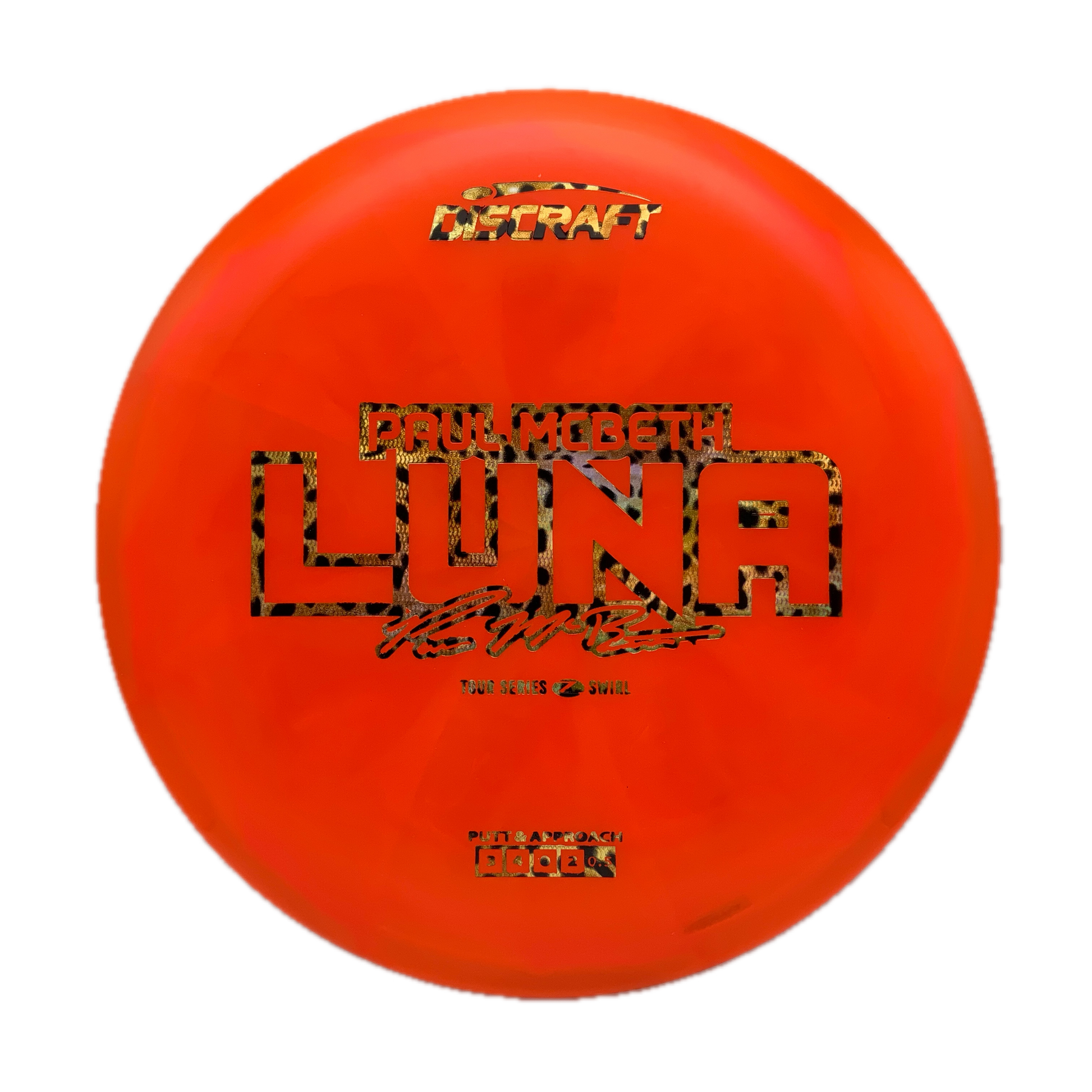 Discraft Luna - 2025 Paul McBeth Tour Series Z Swirl #13 - 173-174 - Astro Discs TX - Houston Disc Golf