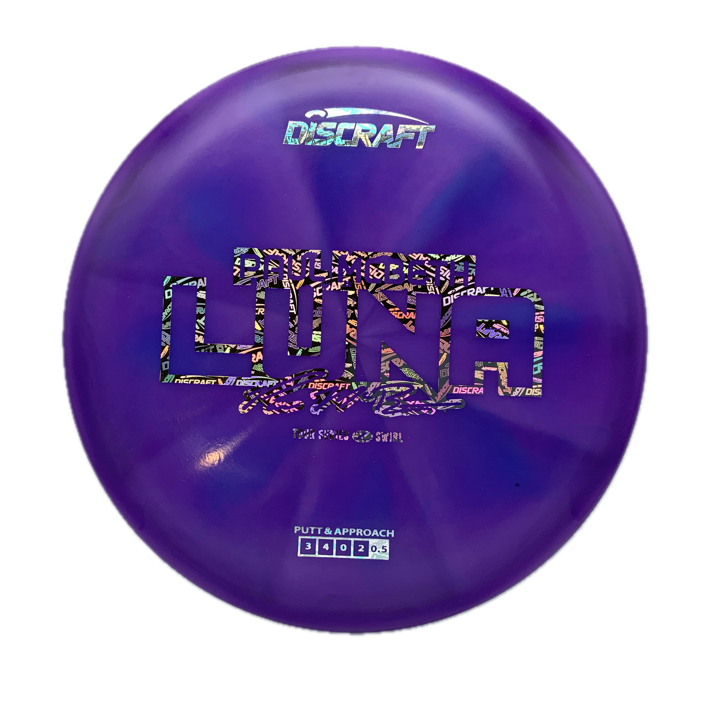 Discraft Luna - 2025 Paul McBeth Tour Series Z Swirl #50 - 173-174 - Astro Discs TX - Houston Disc Golf