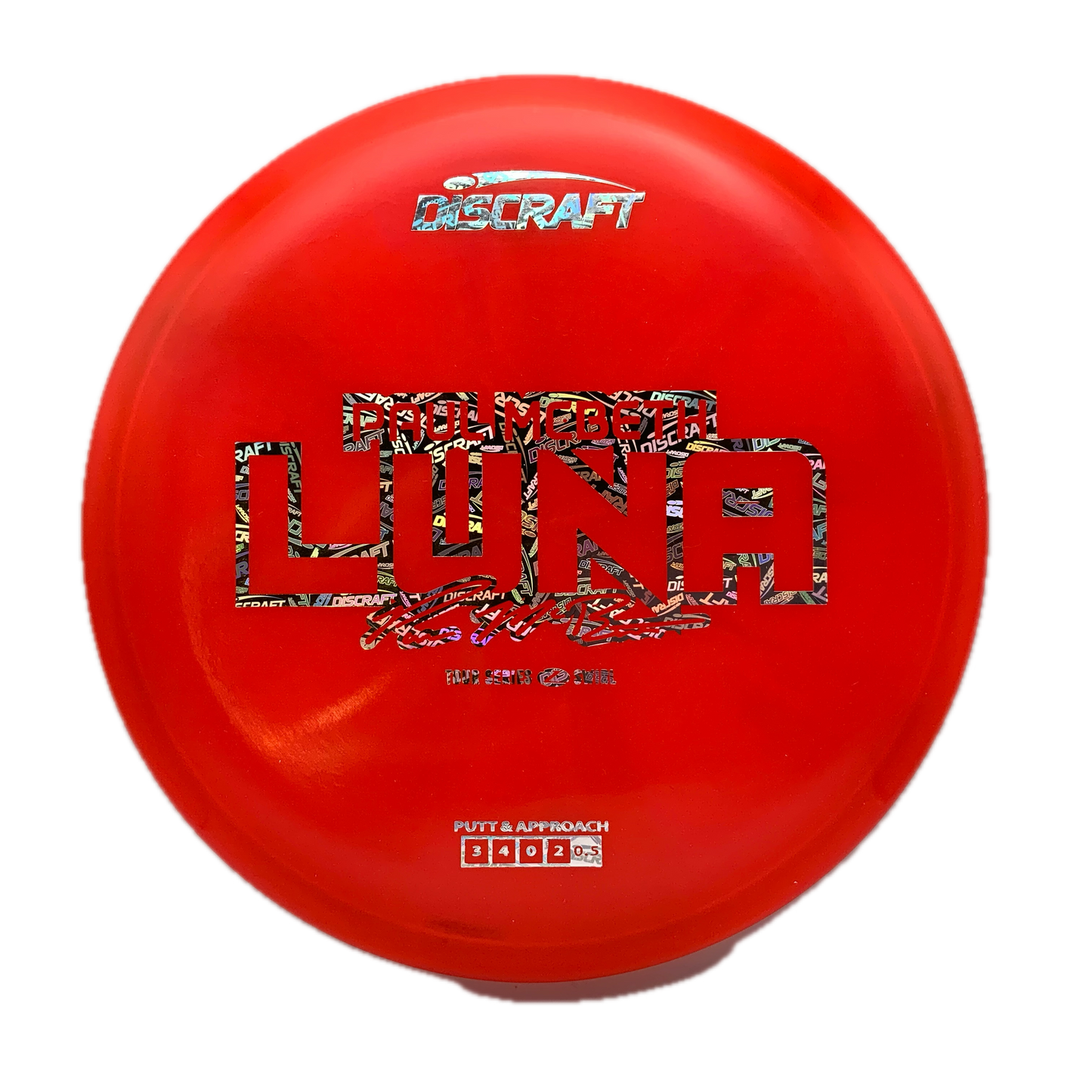 Discraft Luna - 2025 Paul McBeth Tour Series Z Swirl #52 - 173-174 - Astro Discs TX - Houston Disc Golf