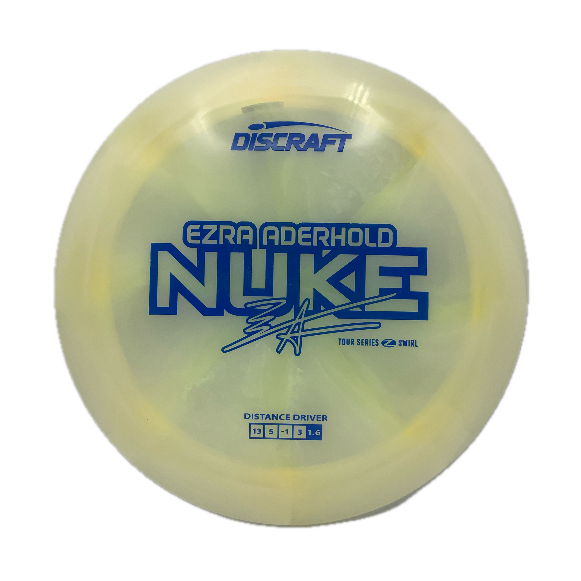 Discraft Nuke - 2025 Ezra Aderhold Tour Series Z Swirl #18 - 173-174 - Astro Discs TX - Houston Disc Golf