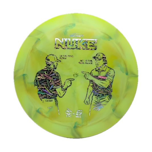 Discraft Nuke - Ezra Aderhold & Robinson Collab ESP #26 - 174 - Astro Discs TX - Houston Disc Golf