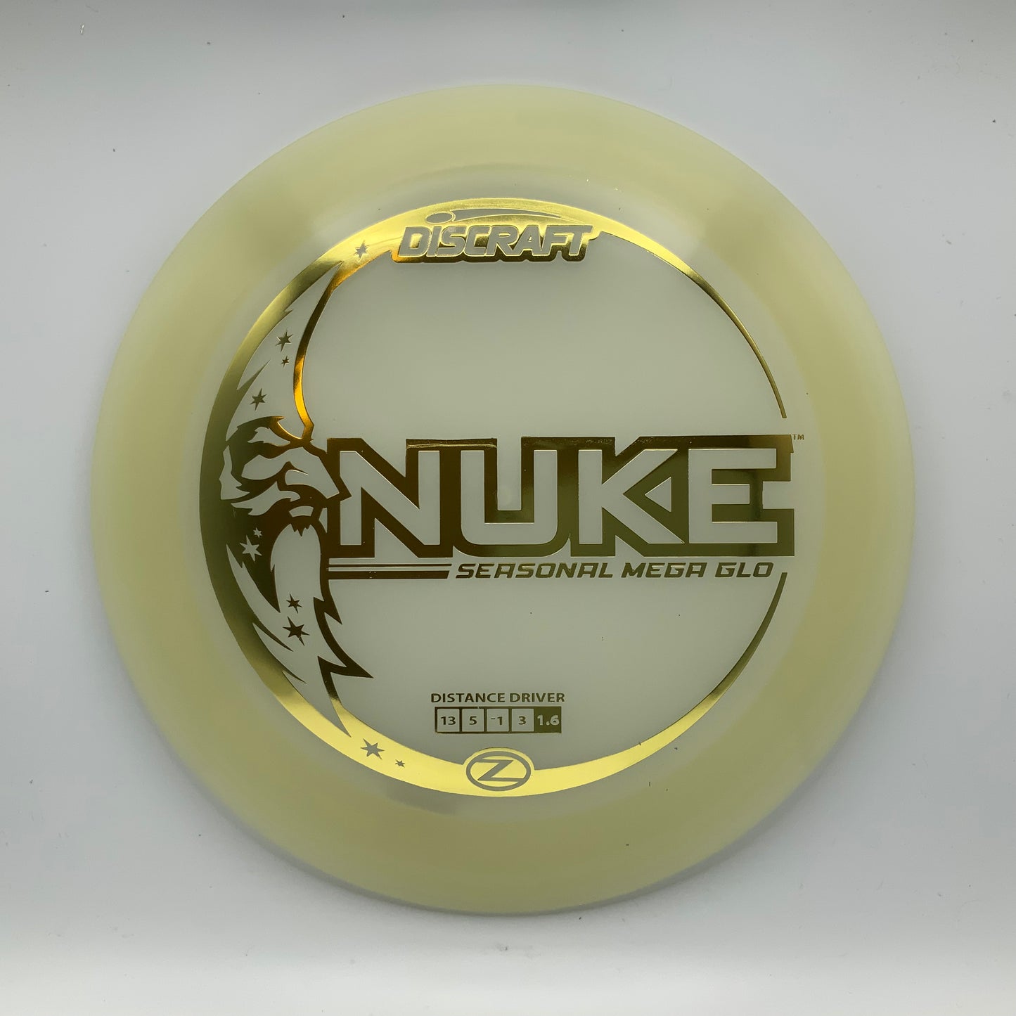 Discraft Nuke - Glo Z Mega Glo Z #8 - 173-174 - Astro Discs TX - Houston Disc Golf