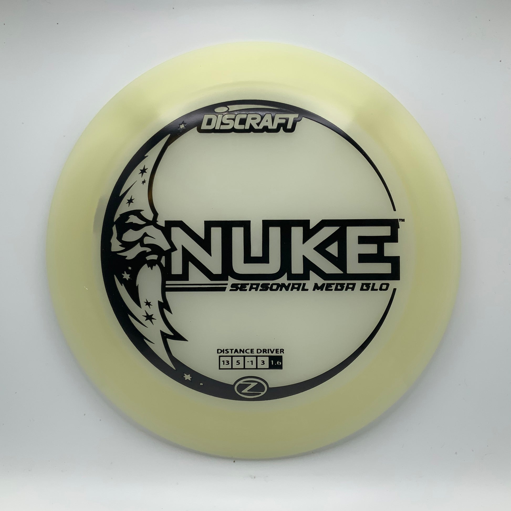 Discraft Nuke - Glo Z Mega Glo Z #10 - 173-174 - Astro Discs TX - Houston Disc Golf