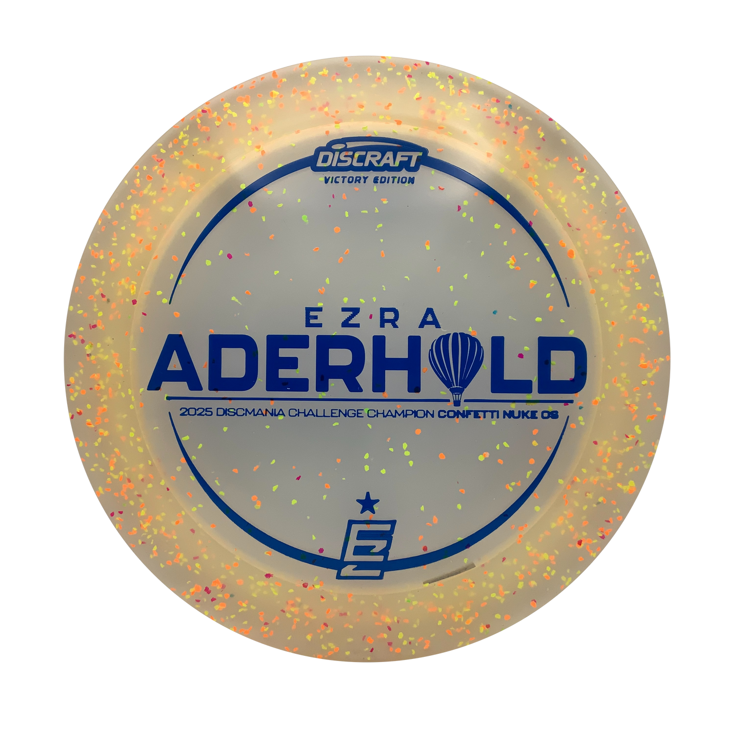 Discraft Nuke OS - Ezra Aderhold Victory Edition Z FLX Confetti #12 - 173-174 - Astro Discs TX - Houston Disc Golf