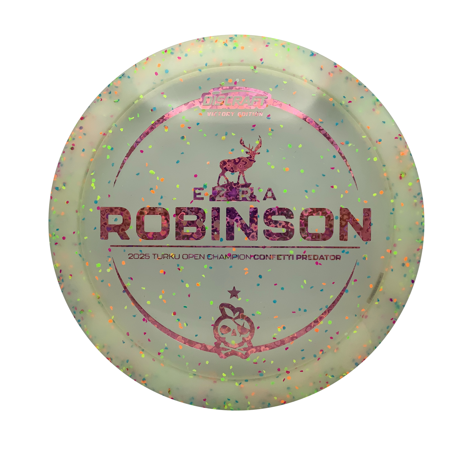 Discraft Predator - Ezra Robinson Victory Edition Z Confetti #12 - 170-172 - Astro Discs TX - Houston Disc Golf