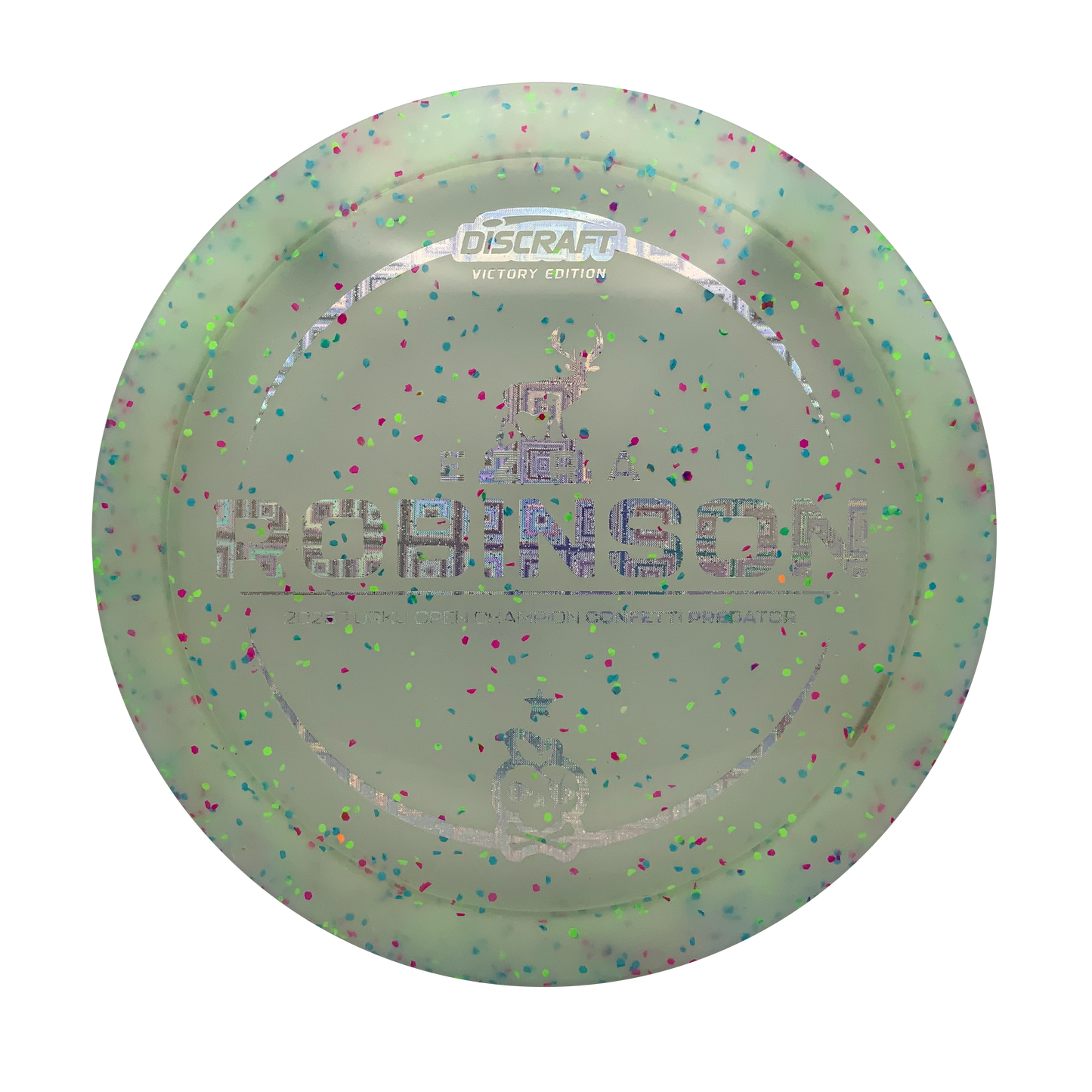 Discraft Predator - Ezra Robinson Victory Edition Z Confetti #13 - 170-172 - Astro Discs TX - Houston Disc Golf
