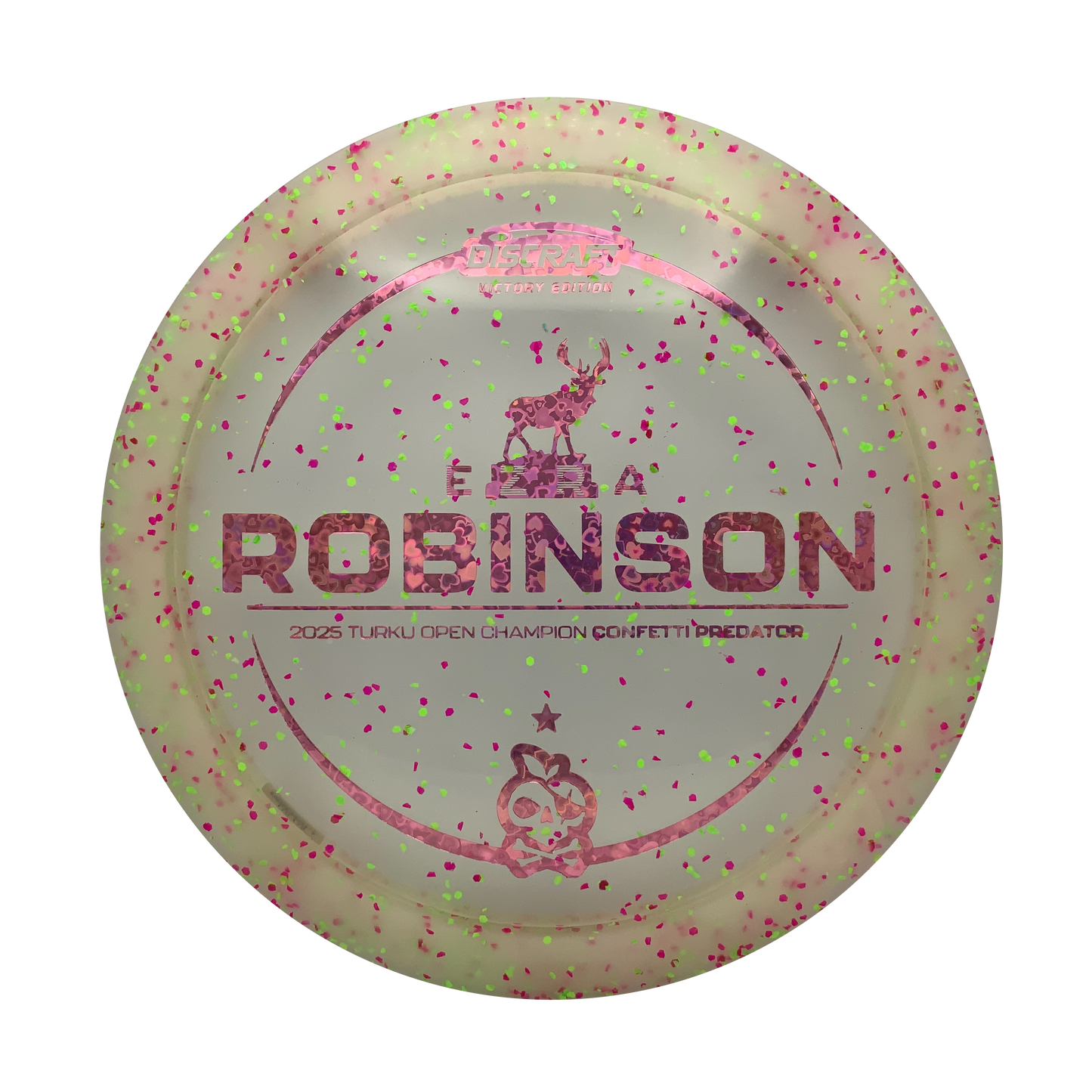 Discraft Predator - Ezra Robinson Victory Edition Z Confetti #16 - 170-172 - Astro Discs TX - Houston Disc Golf