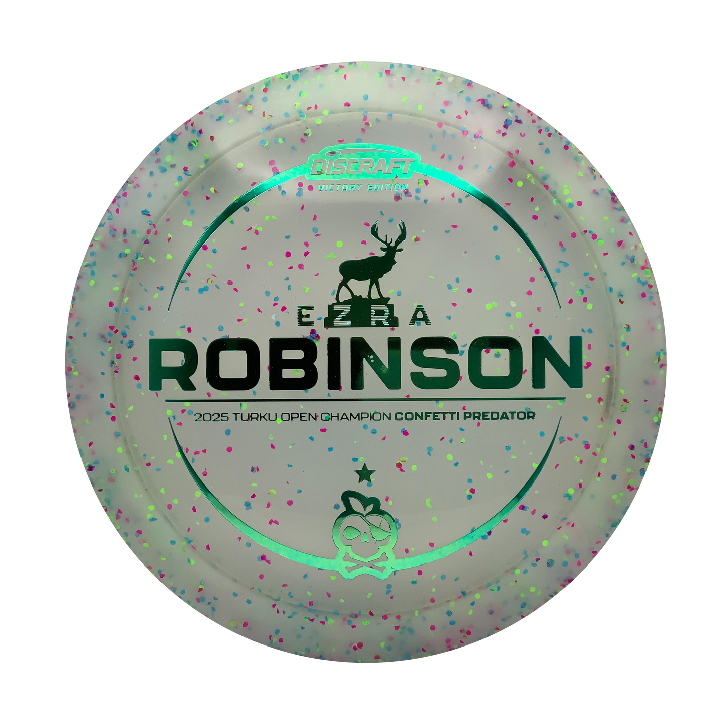 Discraft Predator - Ezra Robinson Victory Edition Z Confetti #19 - 170-172 - Astro Discs TX - Houston Disc Golf