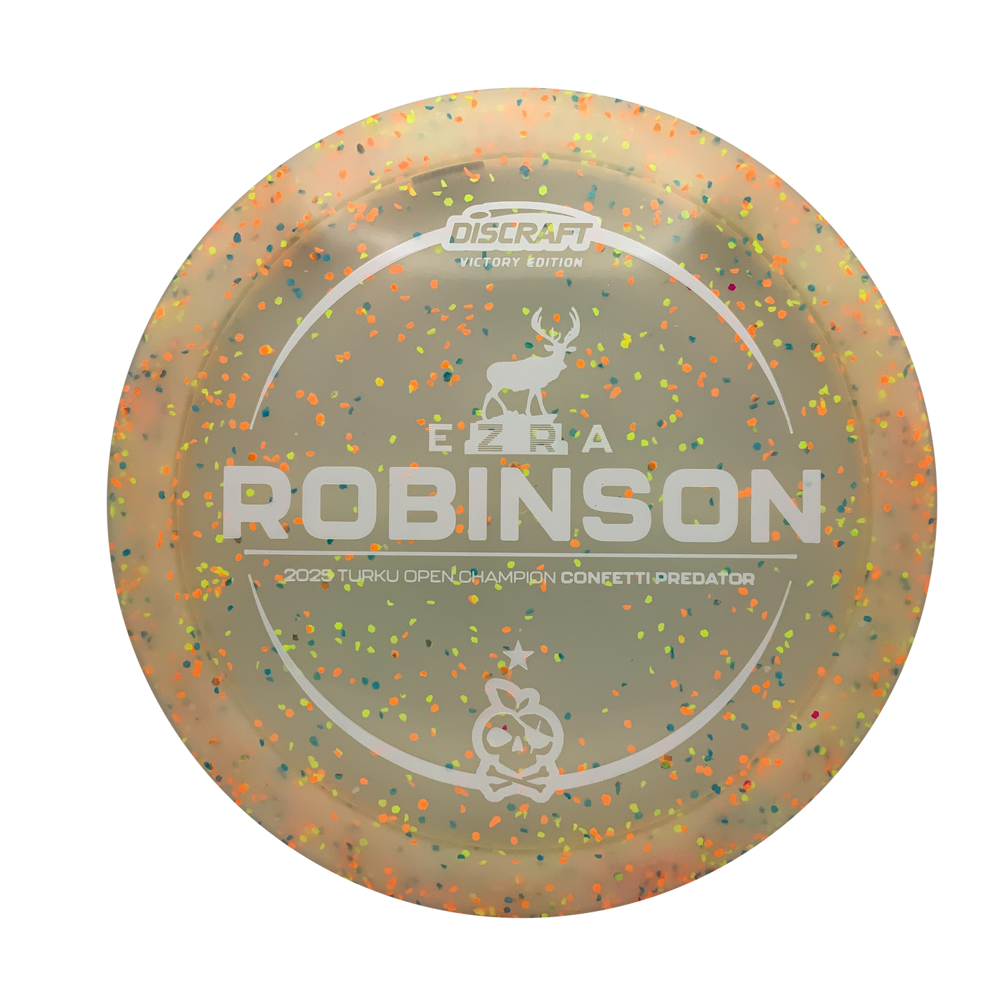 Discraft Predator - Ezra Robinson Victory Edition Z Confetti #21 - 173-174 - Astro Discs TX - Houston Disc Golf