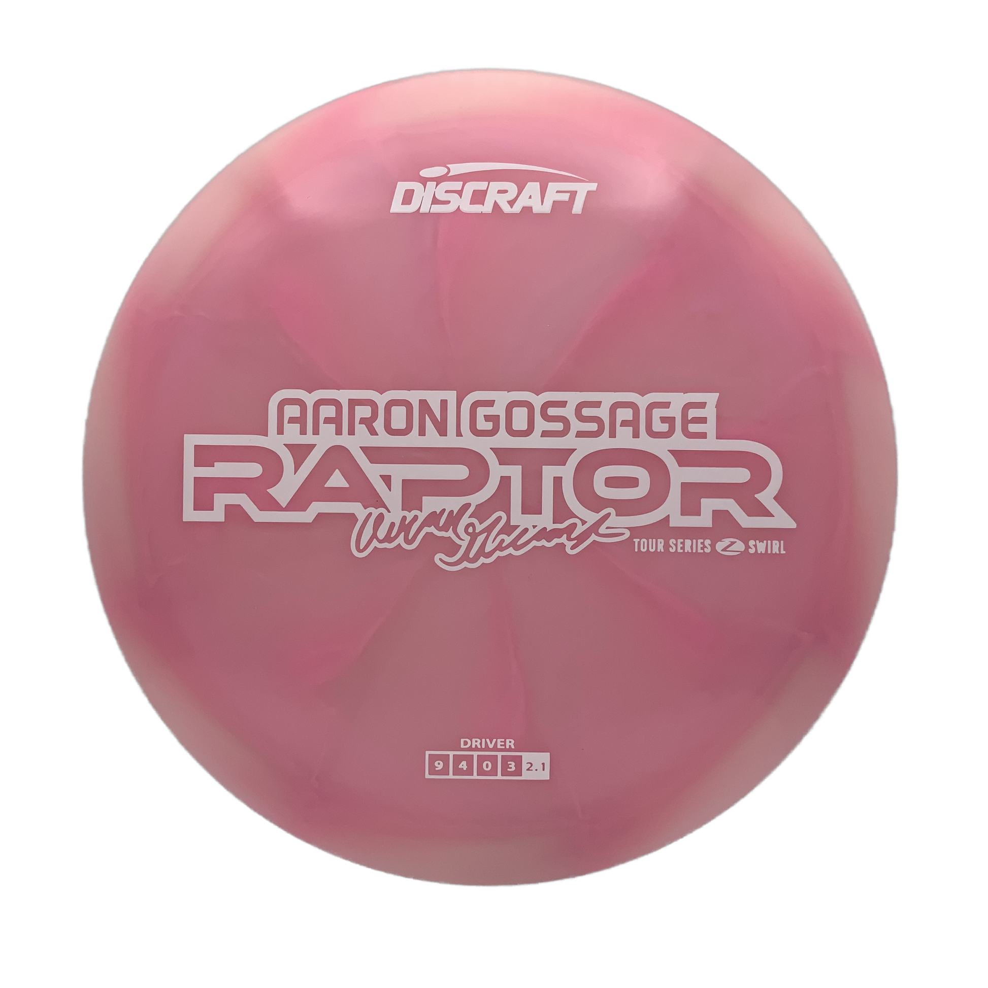 Discraft Raptor - 2025 Aaron Gossage Tour Series Z Swirl #13 - 173-174 - Astro Discs TX - Houston Disc Golf