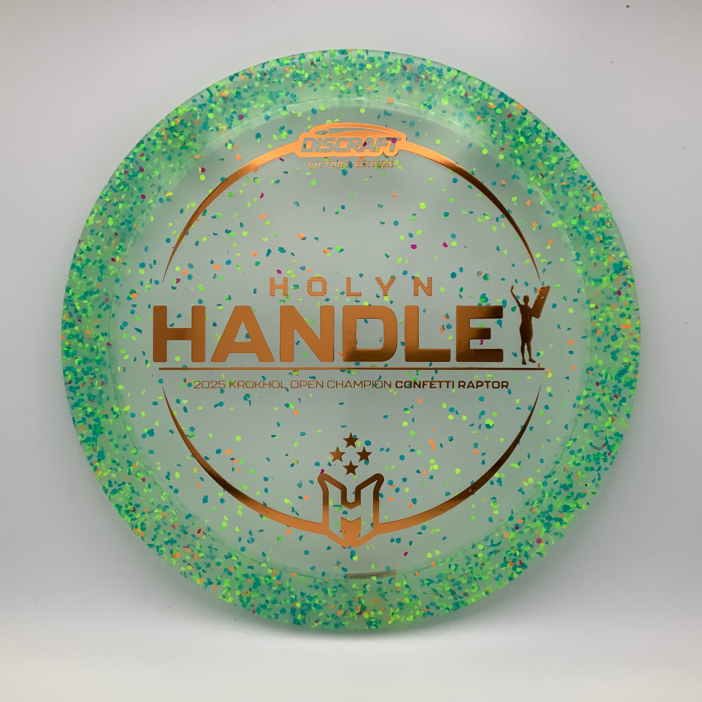 Discraft Raptor - 2025 Holyn Handley Victory Edition Z FLX Confetti #5 - 173-174 - Astro Discs TX - Houston Disc Golf