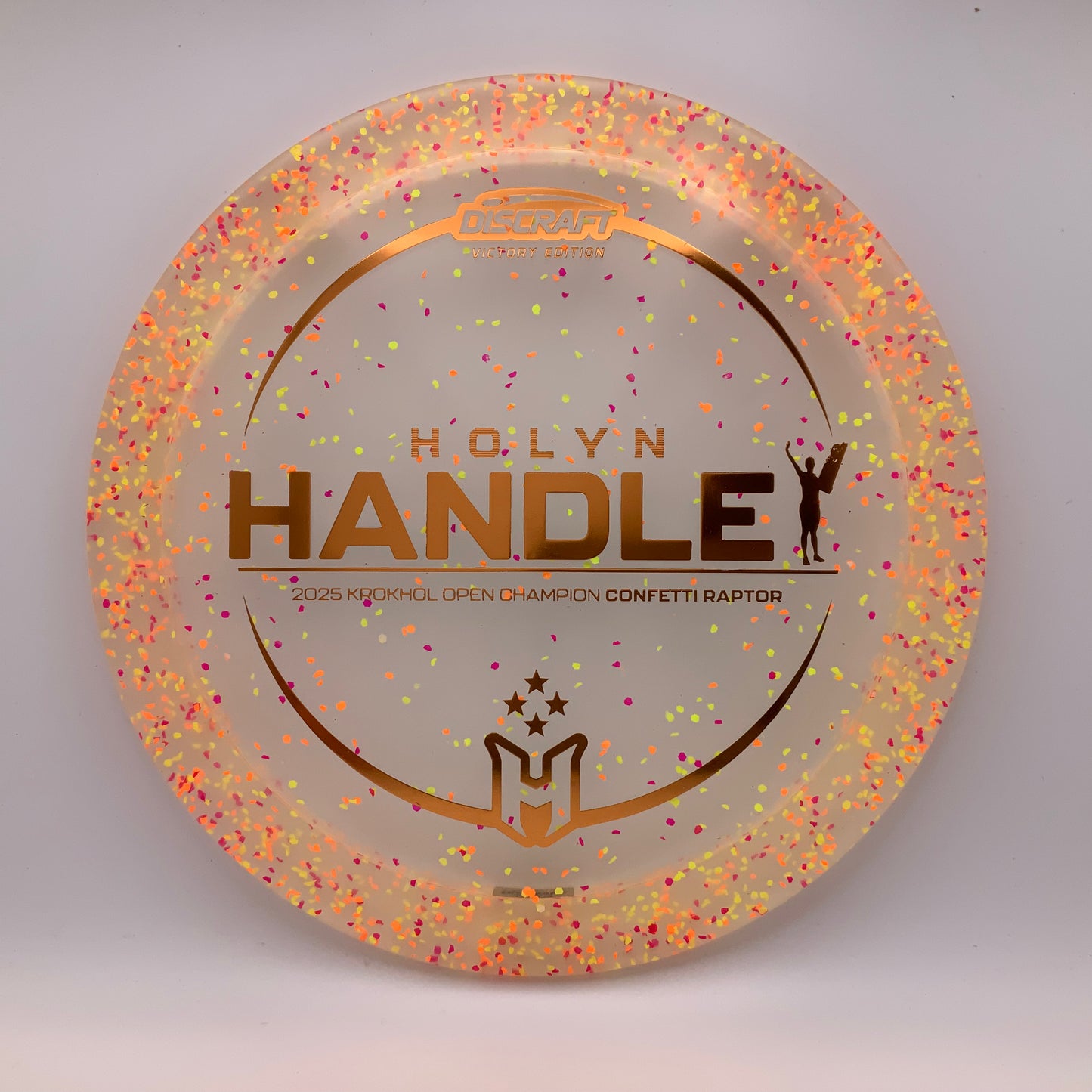 Discraft Raptor - 2025 Holyn Handley Victory Edition Z FLX Confetti #6 - 173-174 - Astro Discs TX - Houston Disc Golf