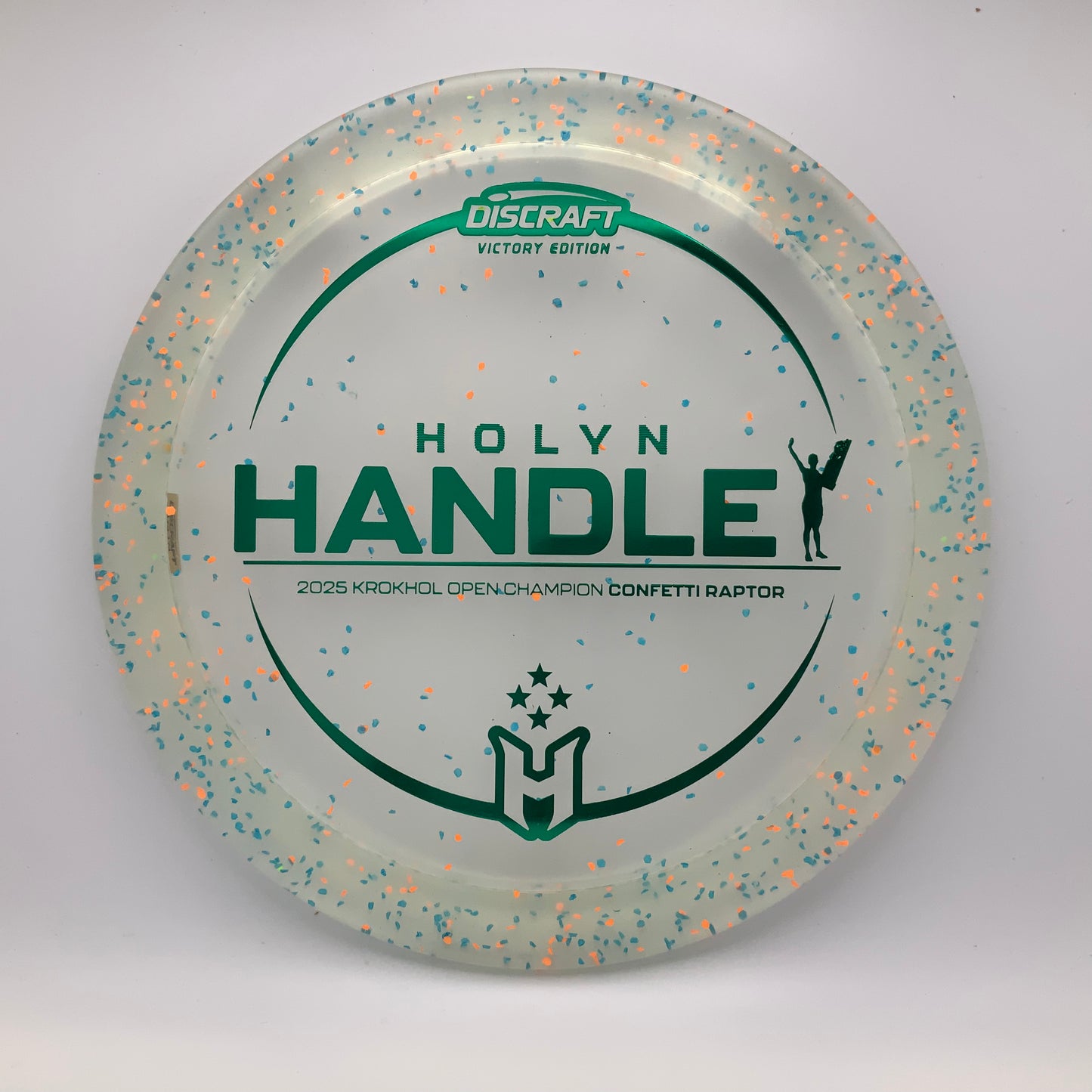 Discraft Raptor - 2025 Holyn Handley Victory Edition Z FLX Confetti #7 - 173-174 - Astro Discs TX - Houston Disc Golf