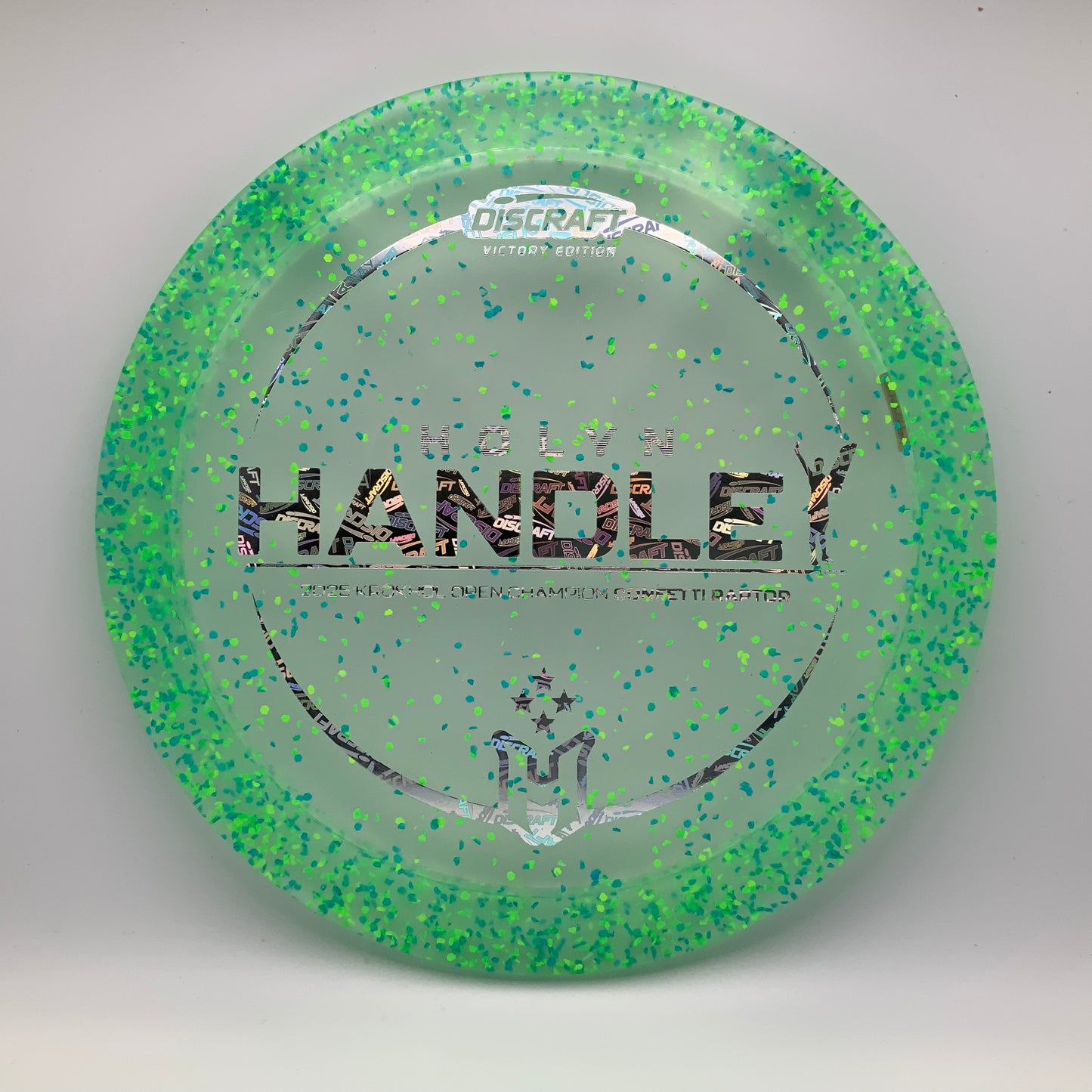 Discraft Raptor - 2025 Holyn Handley Victory Edition Z FLX Confetti #8 - 173-174 - Astro Discs TX - Houston Disc Golf