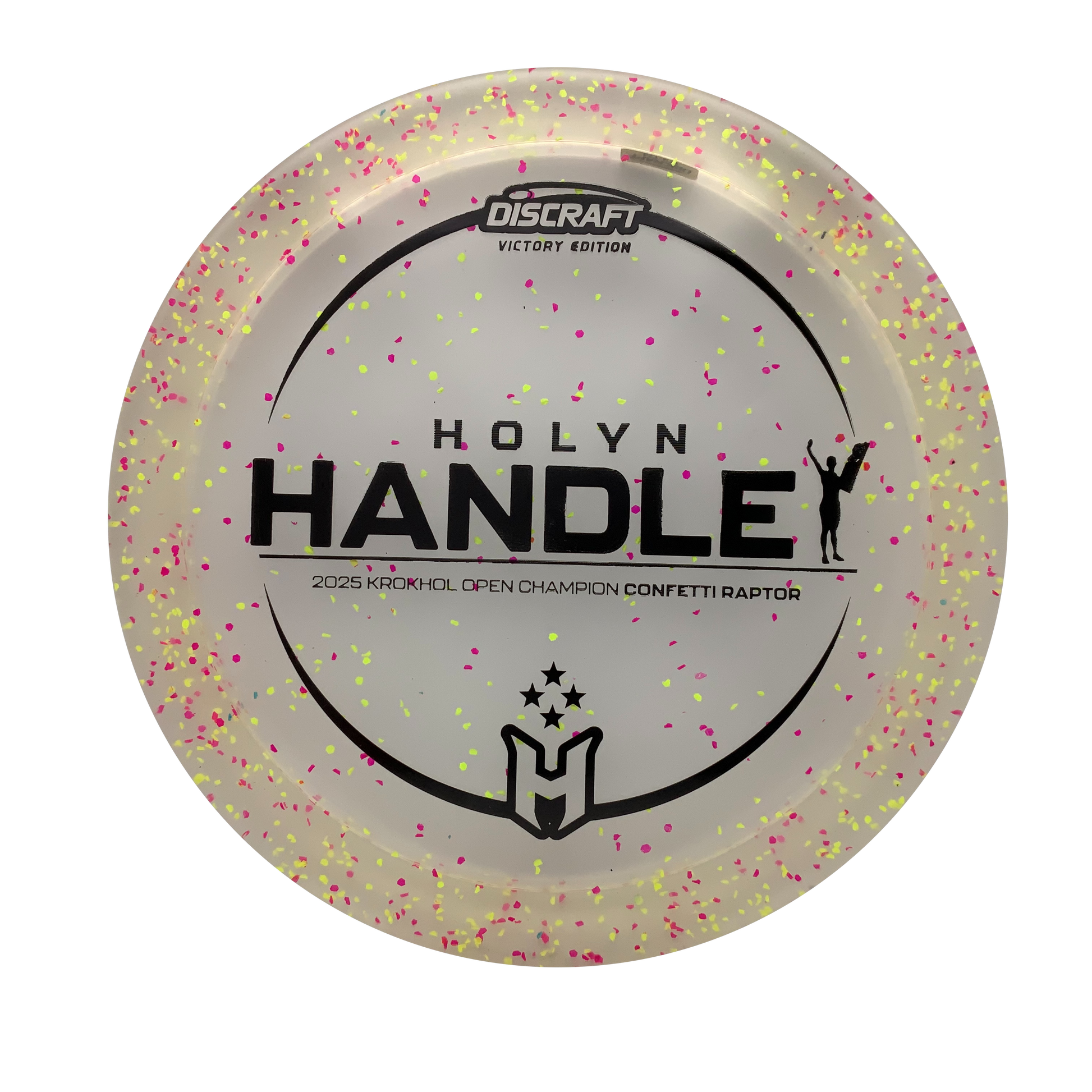 Discraft Raptor - 2025 Holyn Handley Victory Edition Z FLX Confetti #11 - 173-174 - Astro Discs TX - Houston Disc Golf