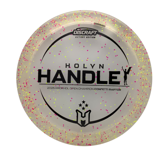 Discraft Raptor - 2025 Holyn Handley Victory Edition Z FLX Confetti #11 - 173-174 - Astro Discs TX - Houston Disc Golf