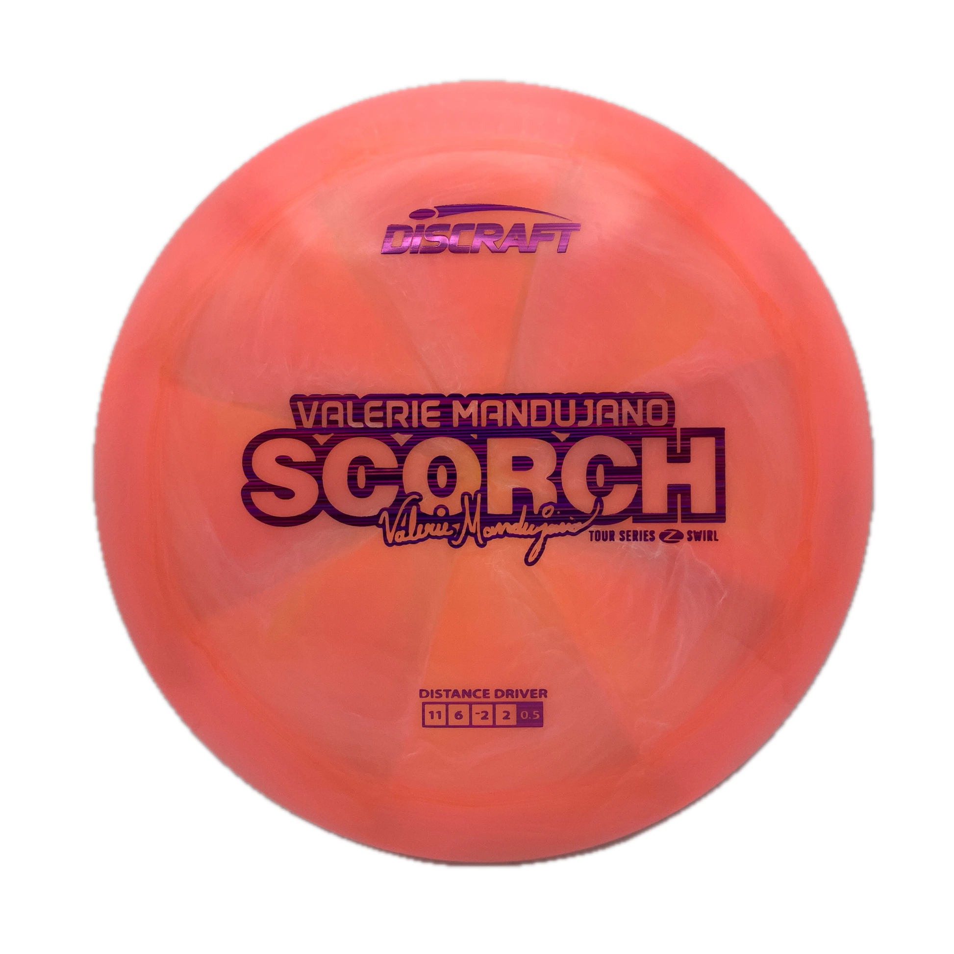 Discraft Scorch - 2025 Valerie Mandujano Tour Series Z Swirl #2 - 173-174 - Astro Discs TX - Houston Disc Golf