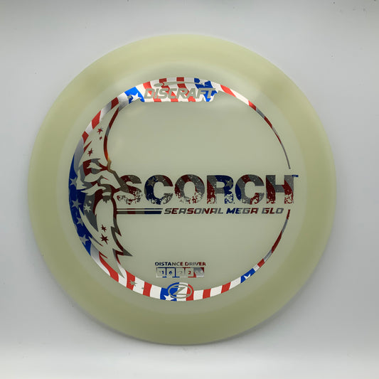 Discraft Scorch - Glo Z Mega Glo Z #8 - 170 - Astro Discs TX - Houston Disc Golf