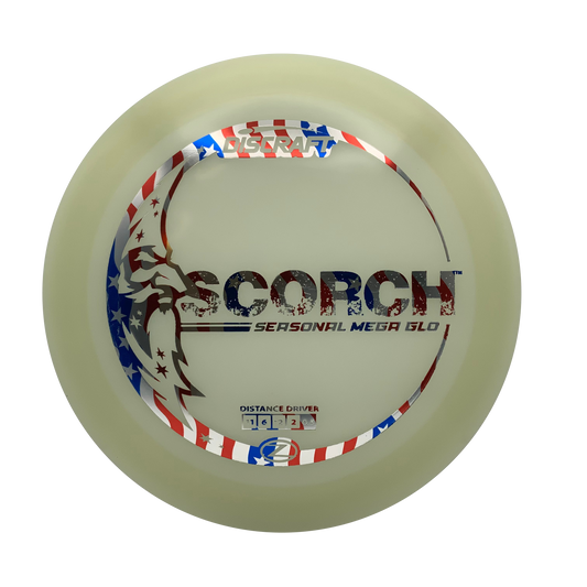 Discraft Scorch - Glo Z Mega Glo Z #8 - 170 - Astro Discs TX - Houston Disc Golf