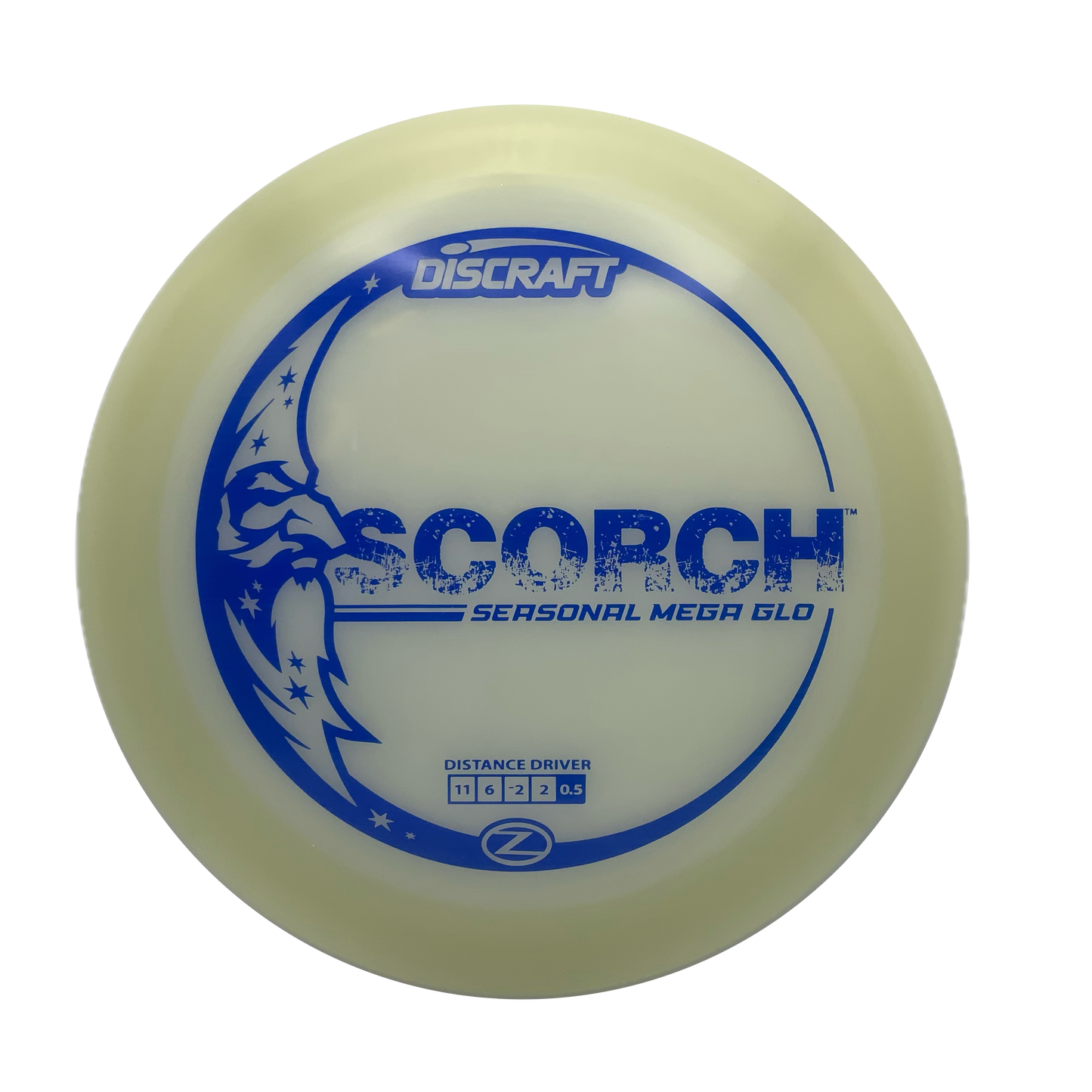Discraft Scorch - Glo Z Mega Glo Z #15 - 171 - Astro Discs TX - Houston Disc Golf