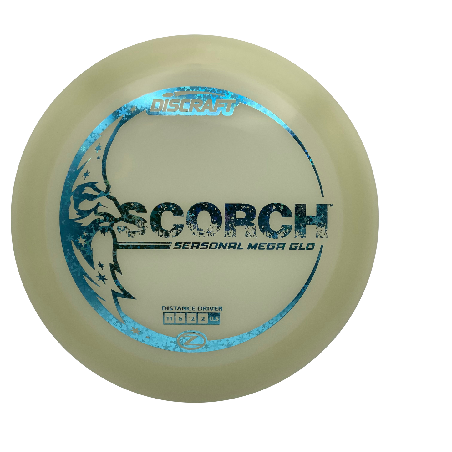 Discraft Scorch - Glo Z Mega Glo Z #31 - 173 - Astro Discs TX - Houston Disc Golf