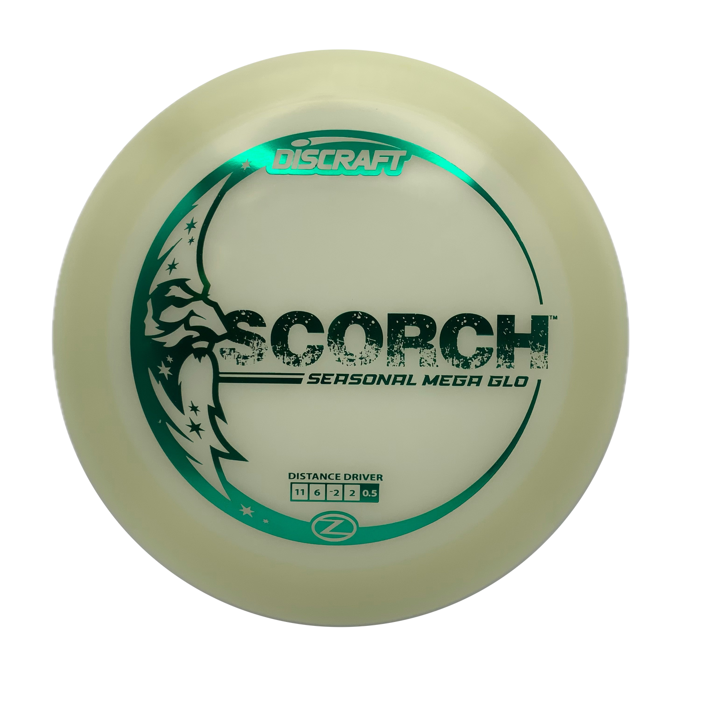 Discraft Scorch - Glo Z Mega Glo Z #33 - 173 - Astro Discs TX - Houston Disc Golf