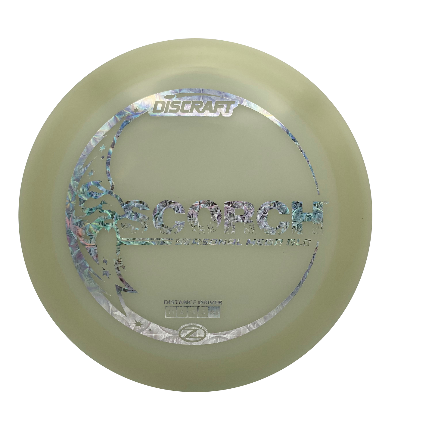 Discraft Scorch - Glo Z Mega Glo Z #36 - 174 - Astro Discs TX - Houston Disc Golf