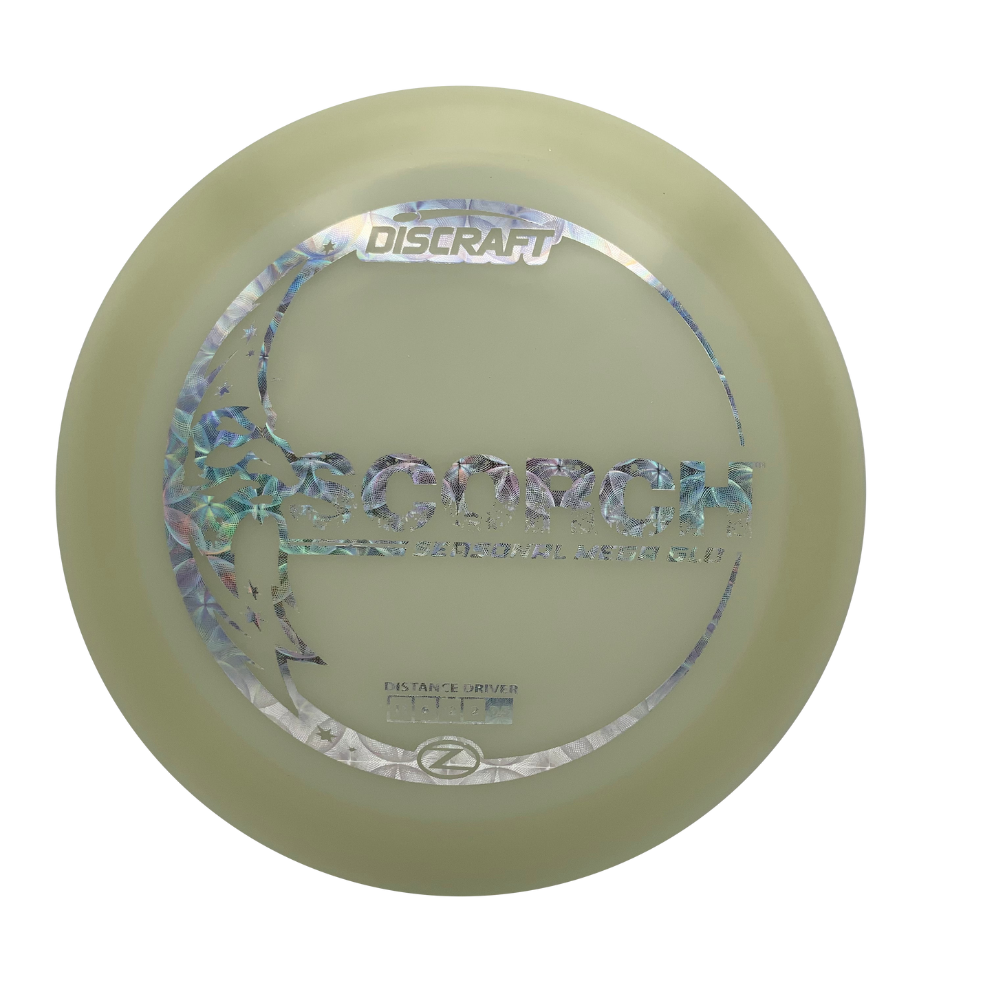 Discraft Scorch - Glo Z Mega Glo Z #37 - 174 - Astro Discs TX - Houston Disc Golf