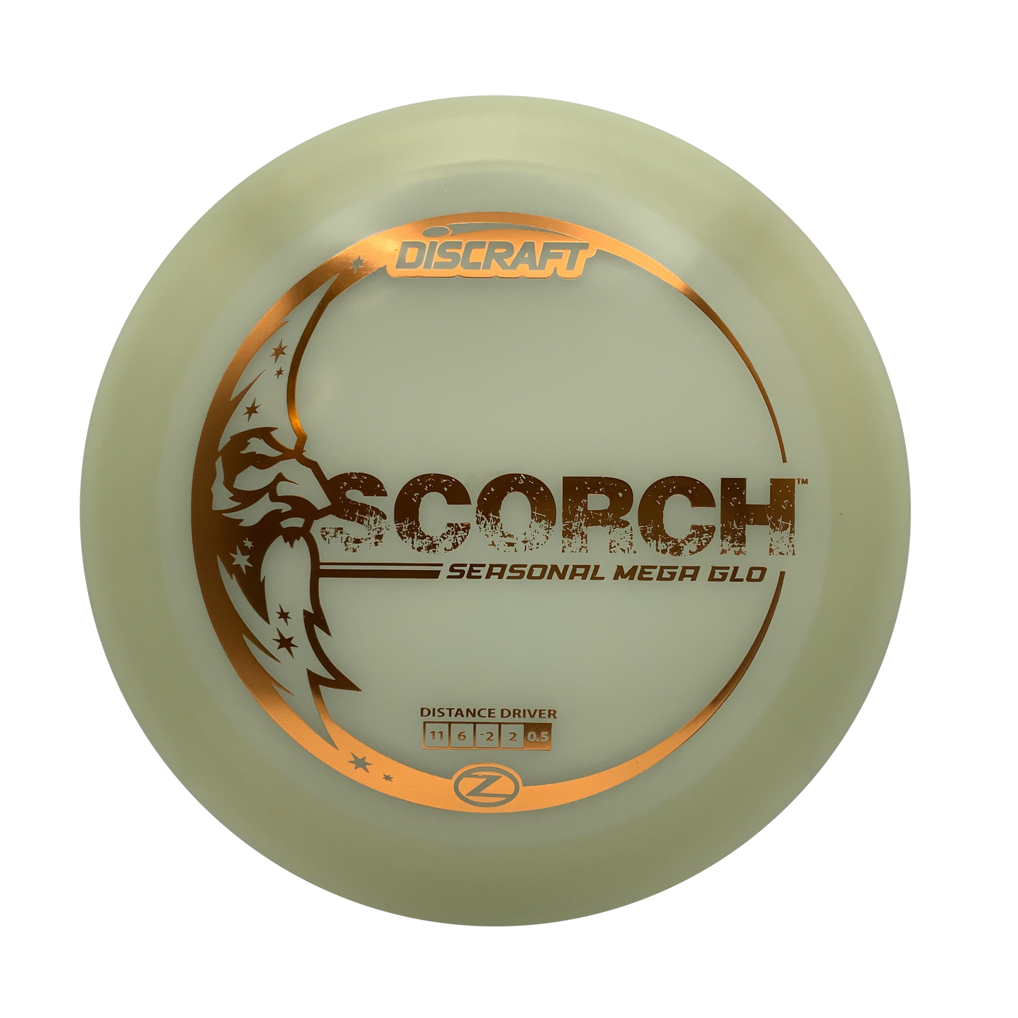Discraft Scorch - Glo Z Mega Glo Z #40 - 175 - Astro Discs TX - Houston Disc Golf